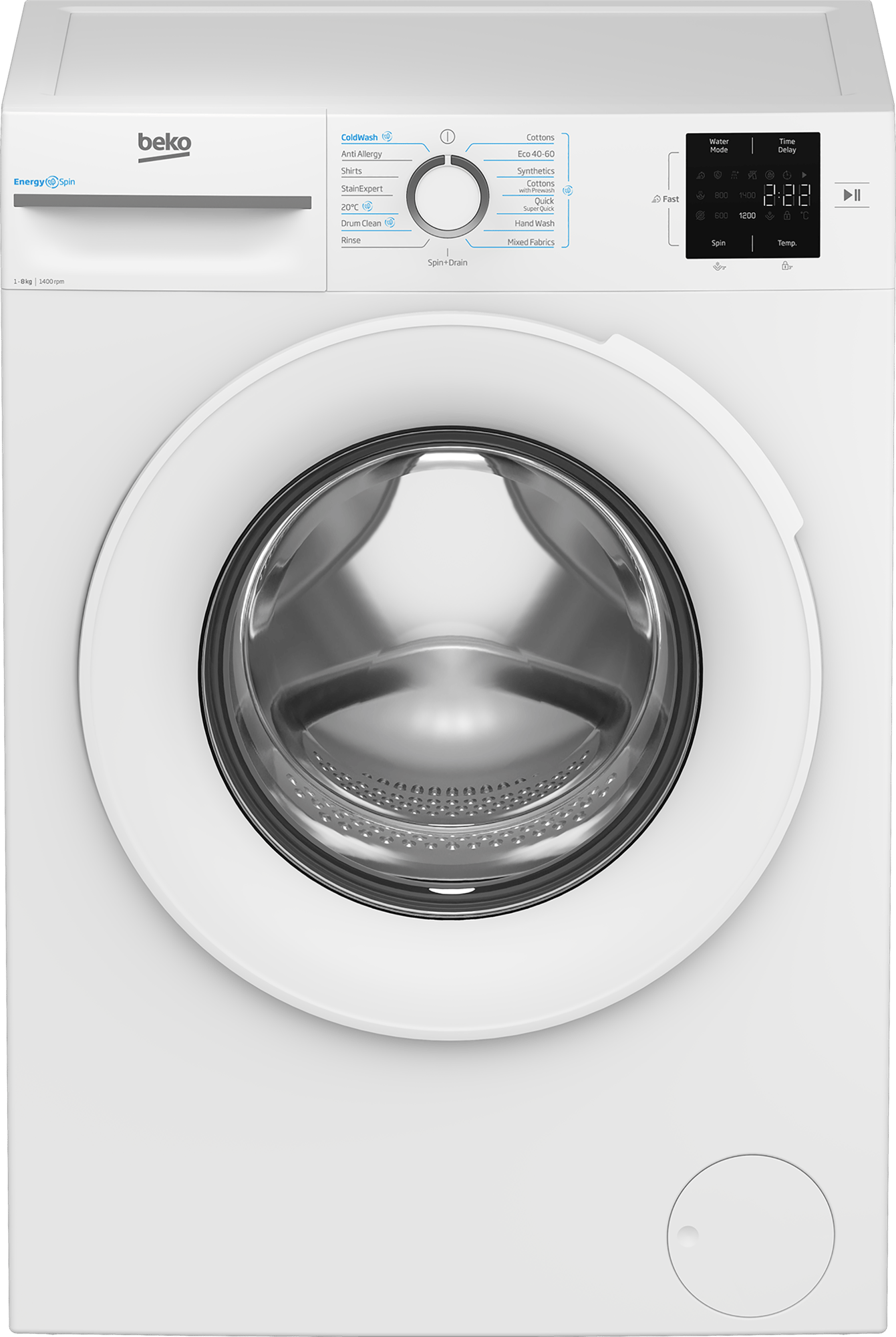 Freestanding 8kg 1400rpm Washing Machine with EnergySpin BMN3WT3841 | Beko  UK