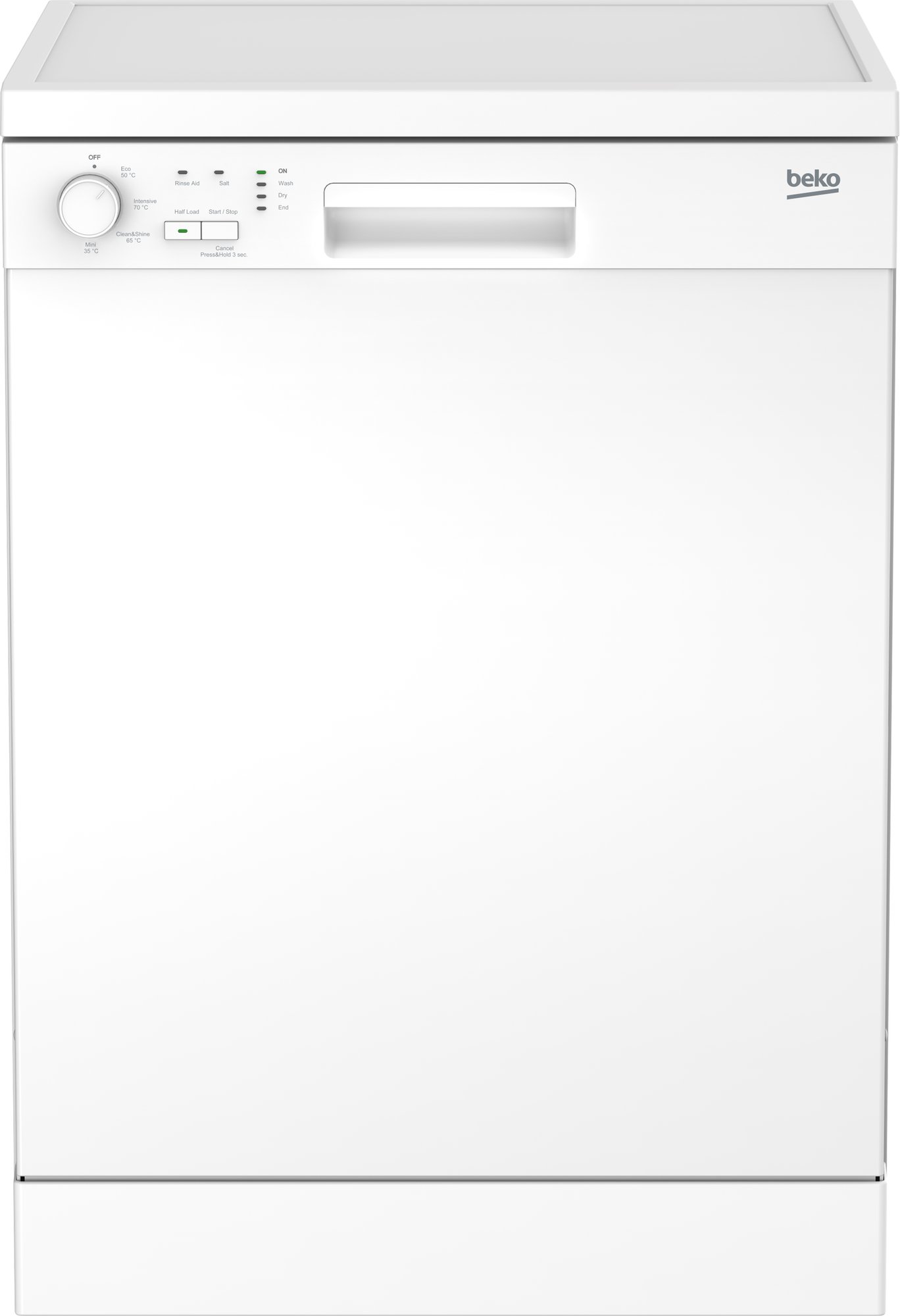 Genuine Beko Dishwasher Control Knob - White, Fits DFC, DFS, DFN Series (MPN: 1769700100) 4 thumbnail image