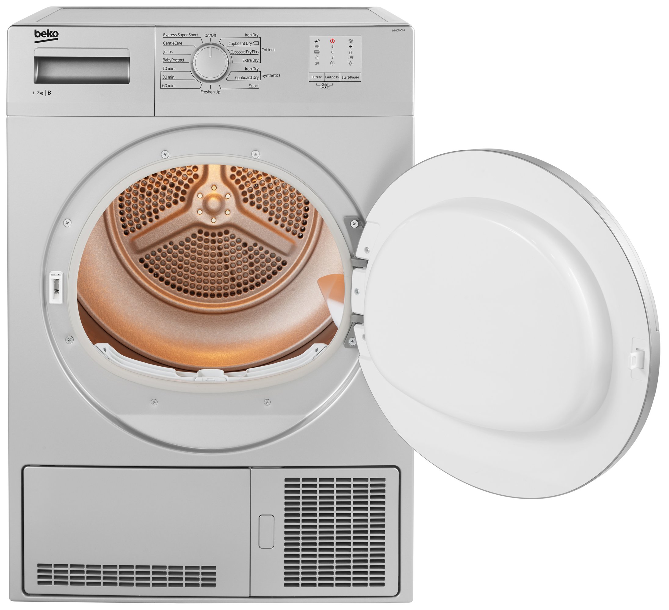 Termo Electrico 80 L Sparefixd Para Calentador De Secadora Beko DTGC7000W Elemento Calor Secadora DTGC8000B