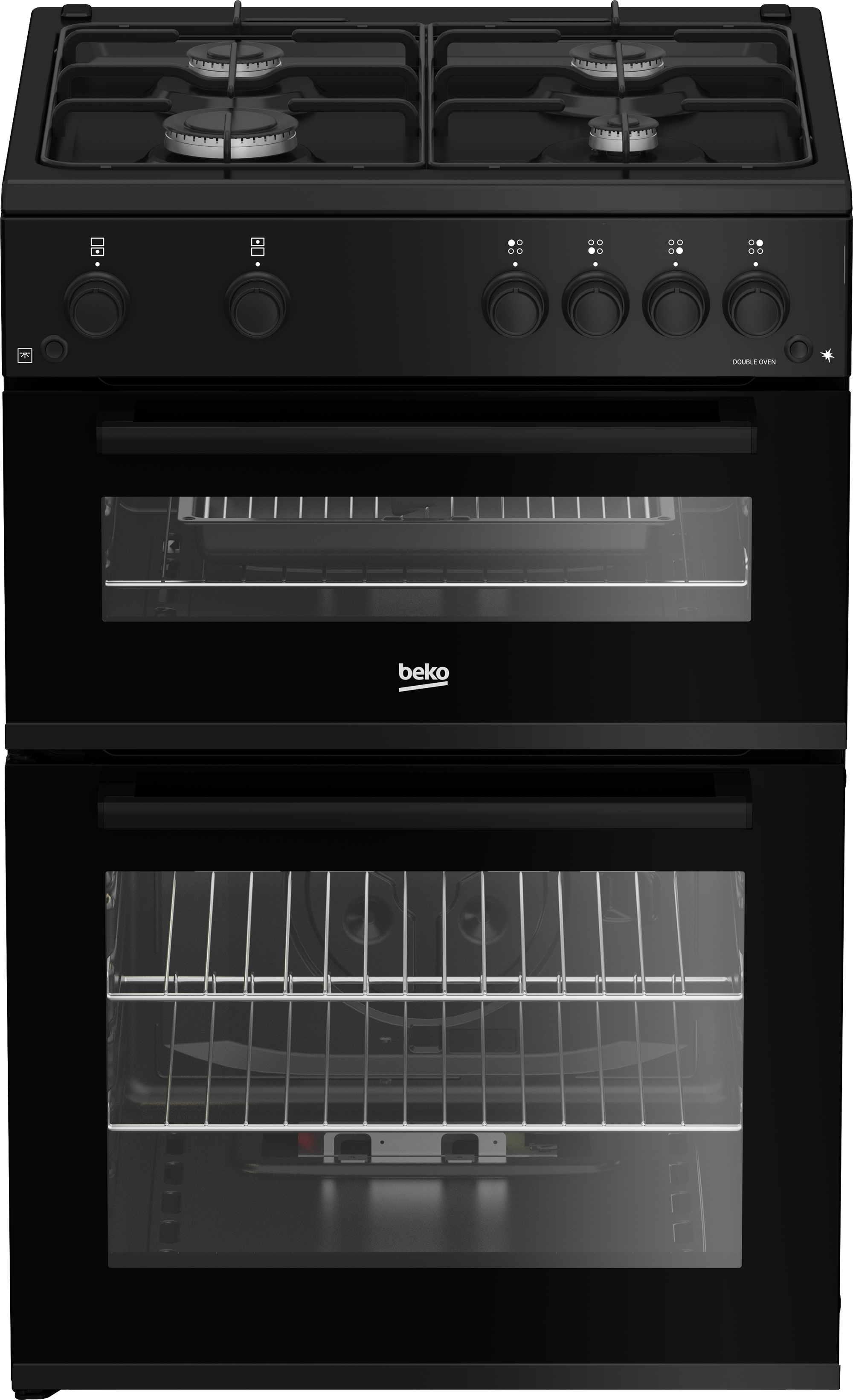 60cm Double Oven Gas Cooker FDG6201 Beko UK