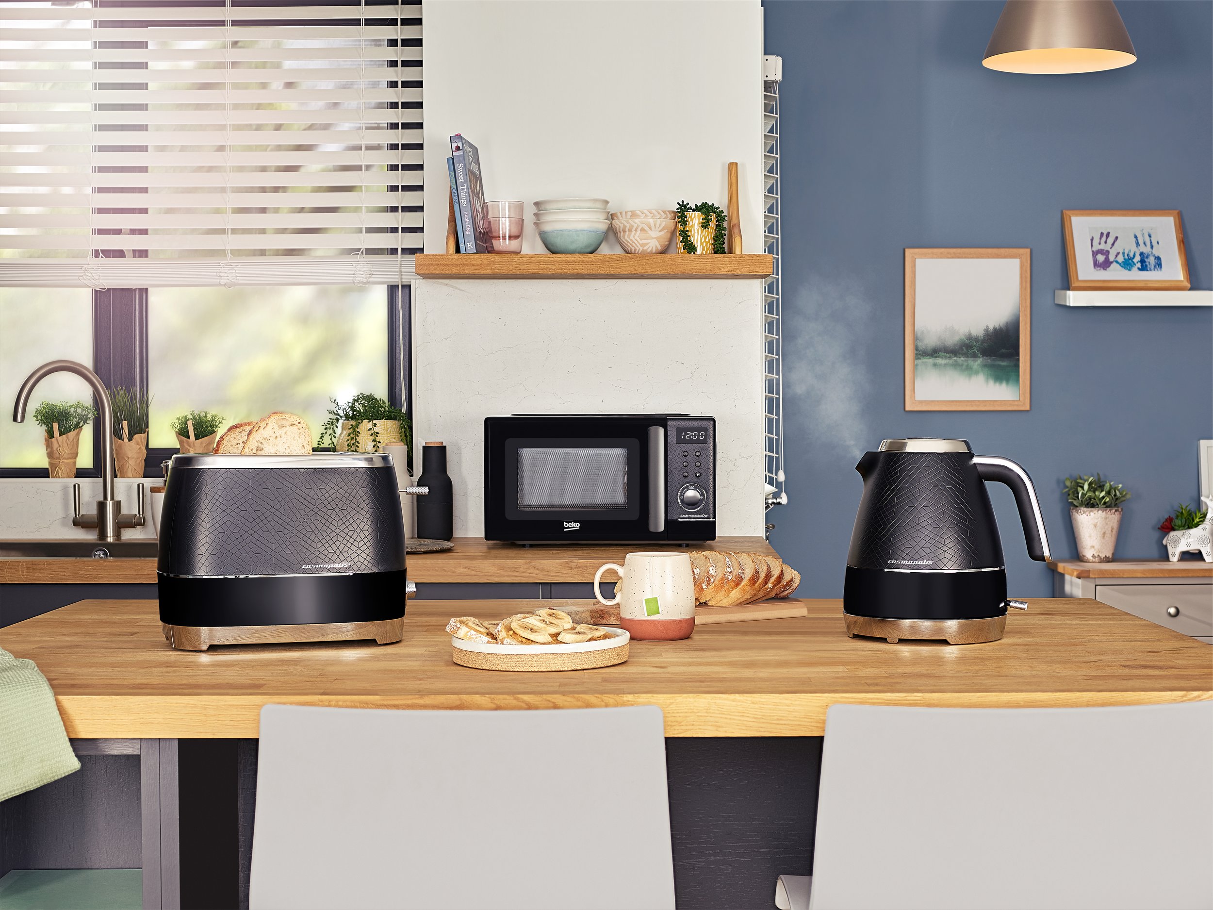 Kitchen Beko Cosmopolis Kettle And Toaster Set 800W 20 Litre