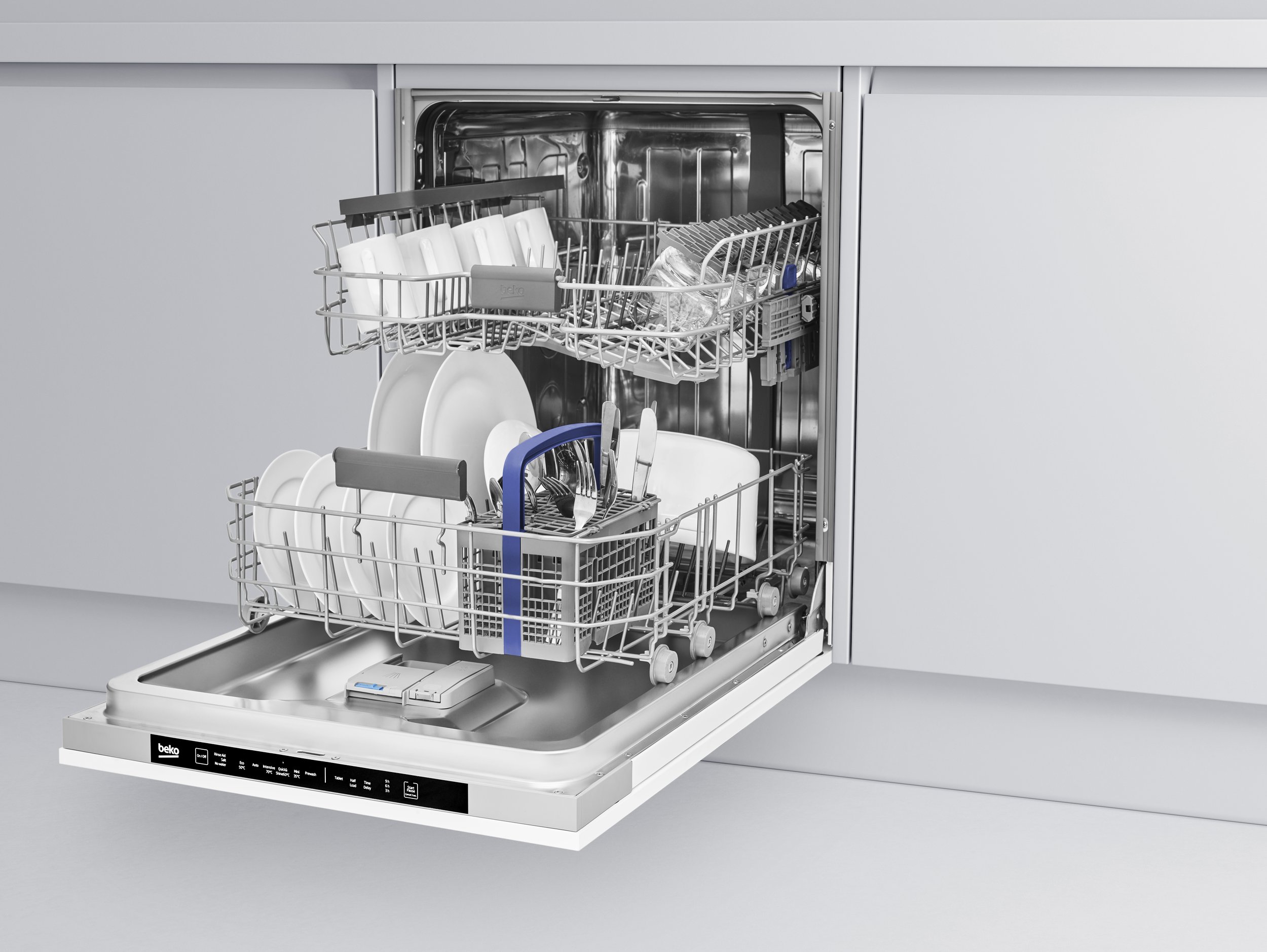 A+ Energy Rated Integrated Dishwasher with High 14 Place Settings