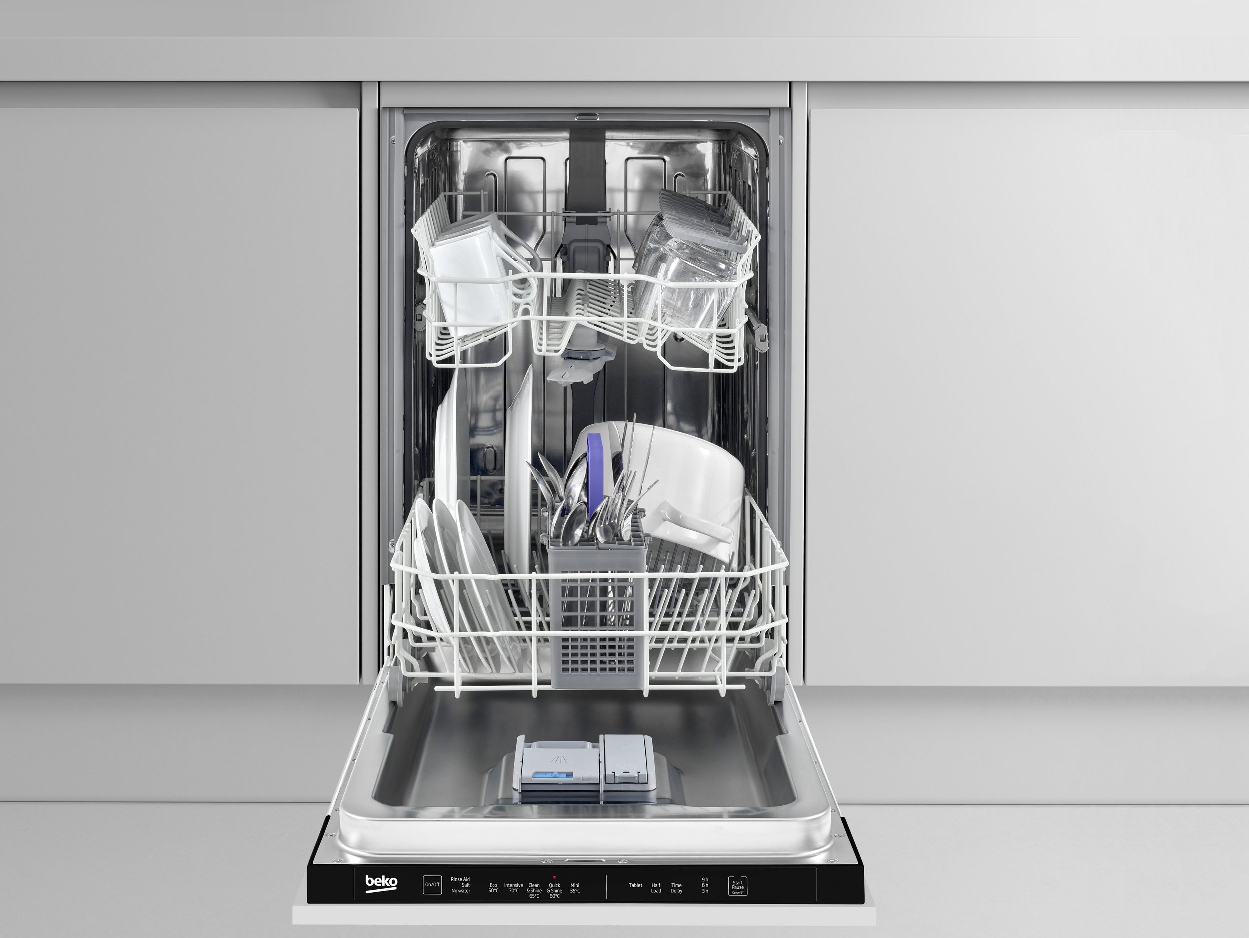 Beko Dis16r10 Beko Fully Integrated Dishwasher Beko DIS16R10 Fully