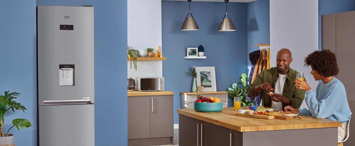 Couple in kitchen