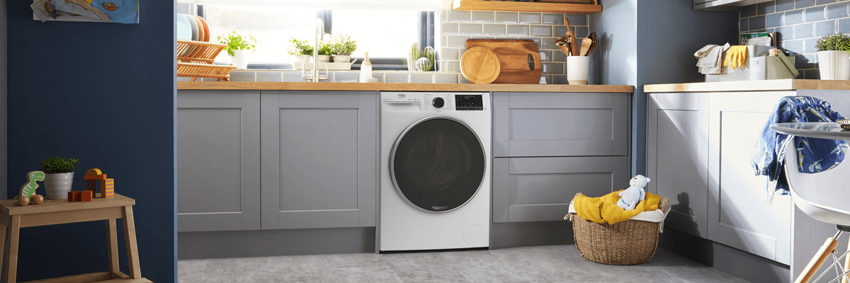 Beko washing machine in kitchen