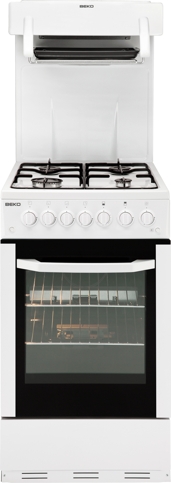 50cm Single Oven Eye Level Gas Cooker BA52LE | Beko UK