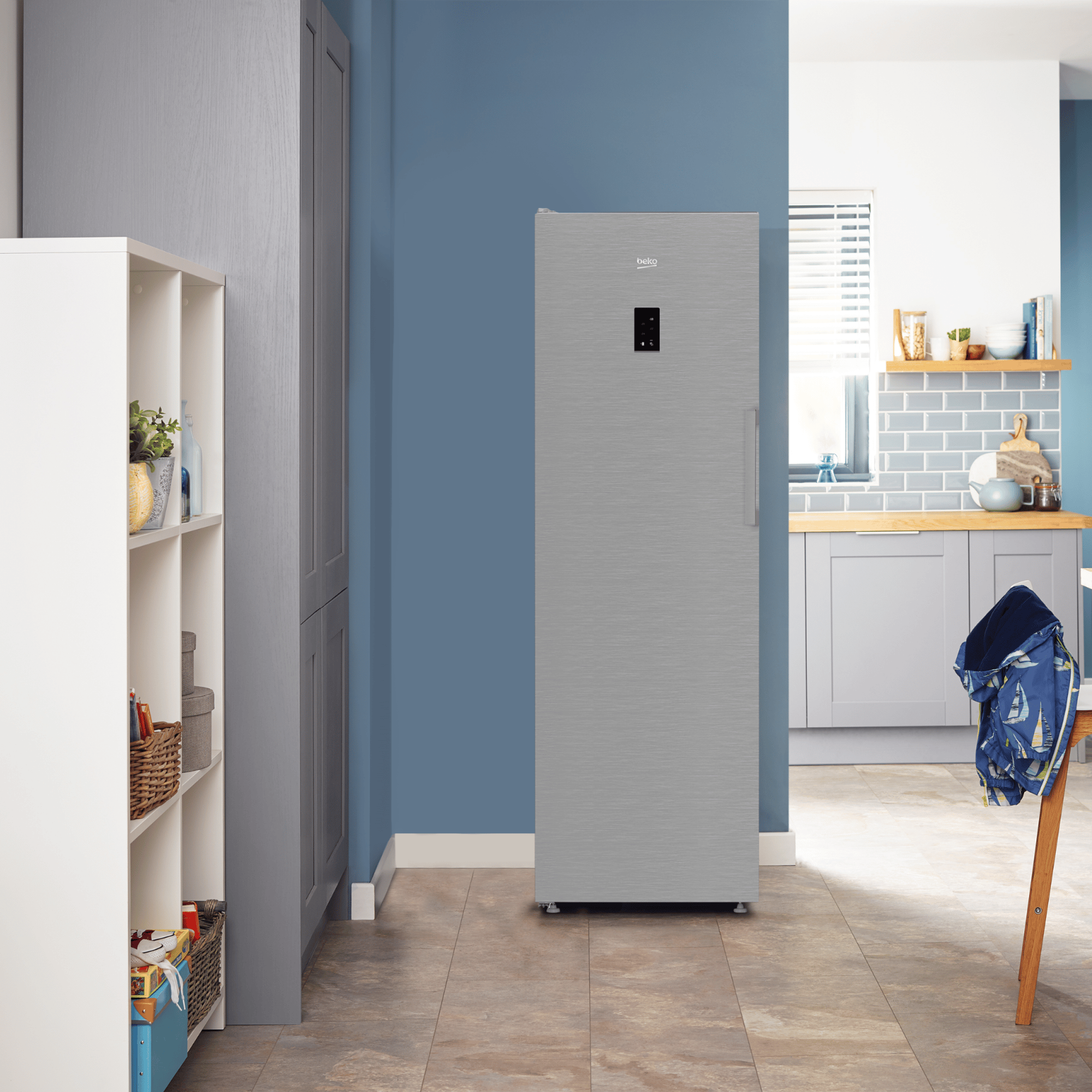 Freestanding Tall Frost Free Freezer with Freezer Guard FNP4686 | Beko UK