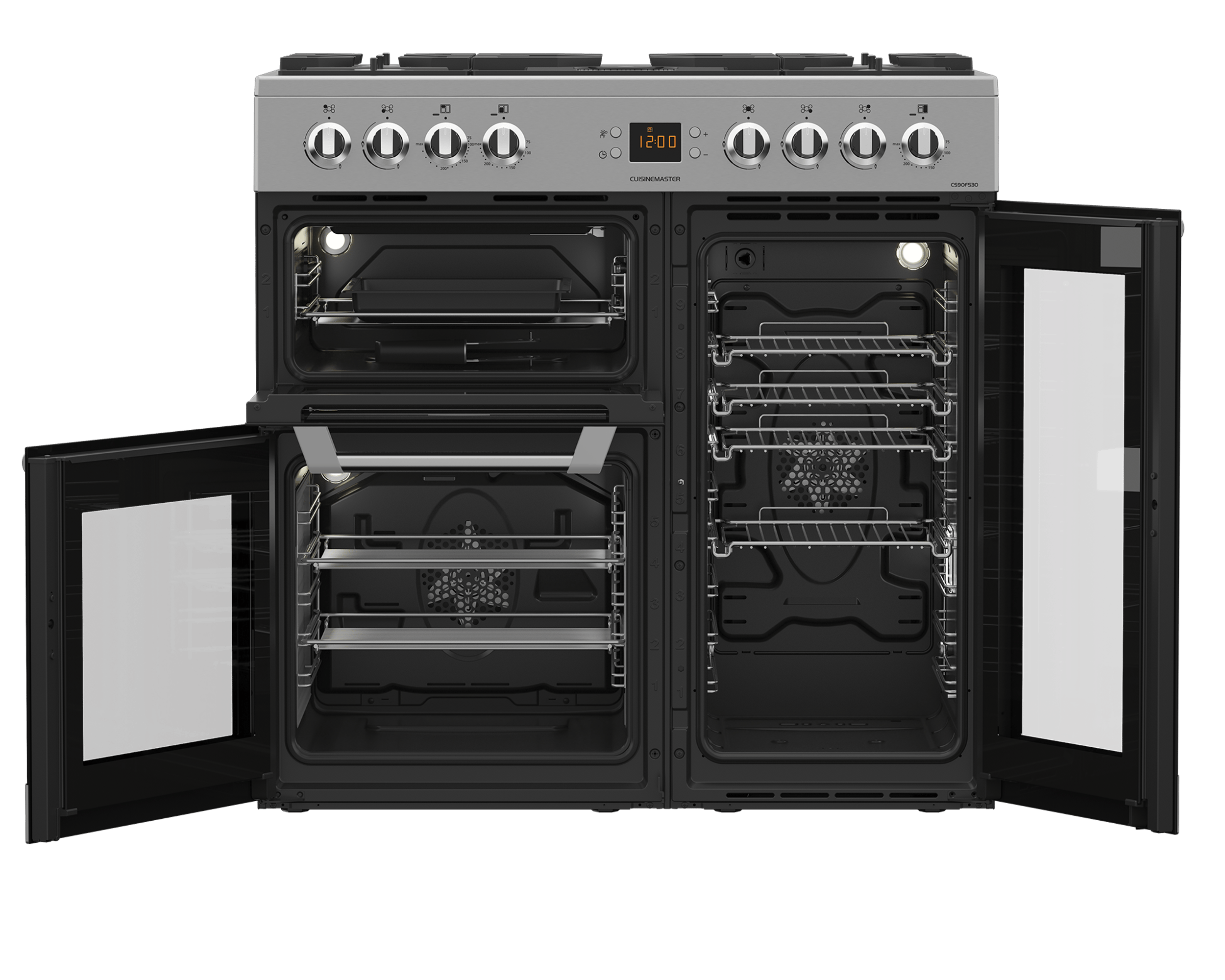 90cm Dual Fuel Range Cooker | Cuisinemaster CS90F530 | Leisure