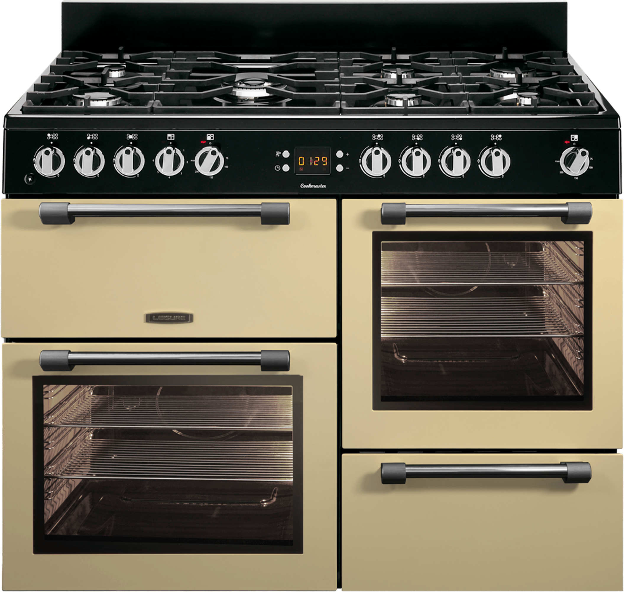 110cm Dual Fuel Range Cooker | Cookmaster CK110F232 | Leisure