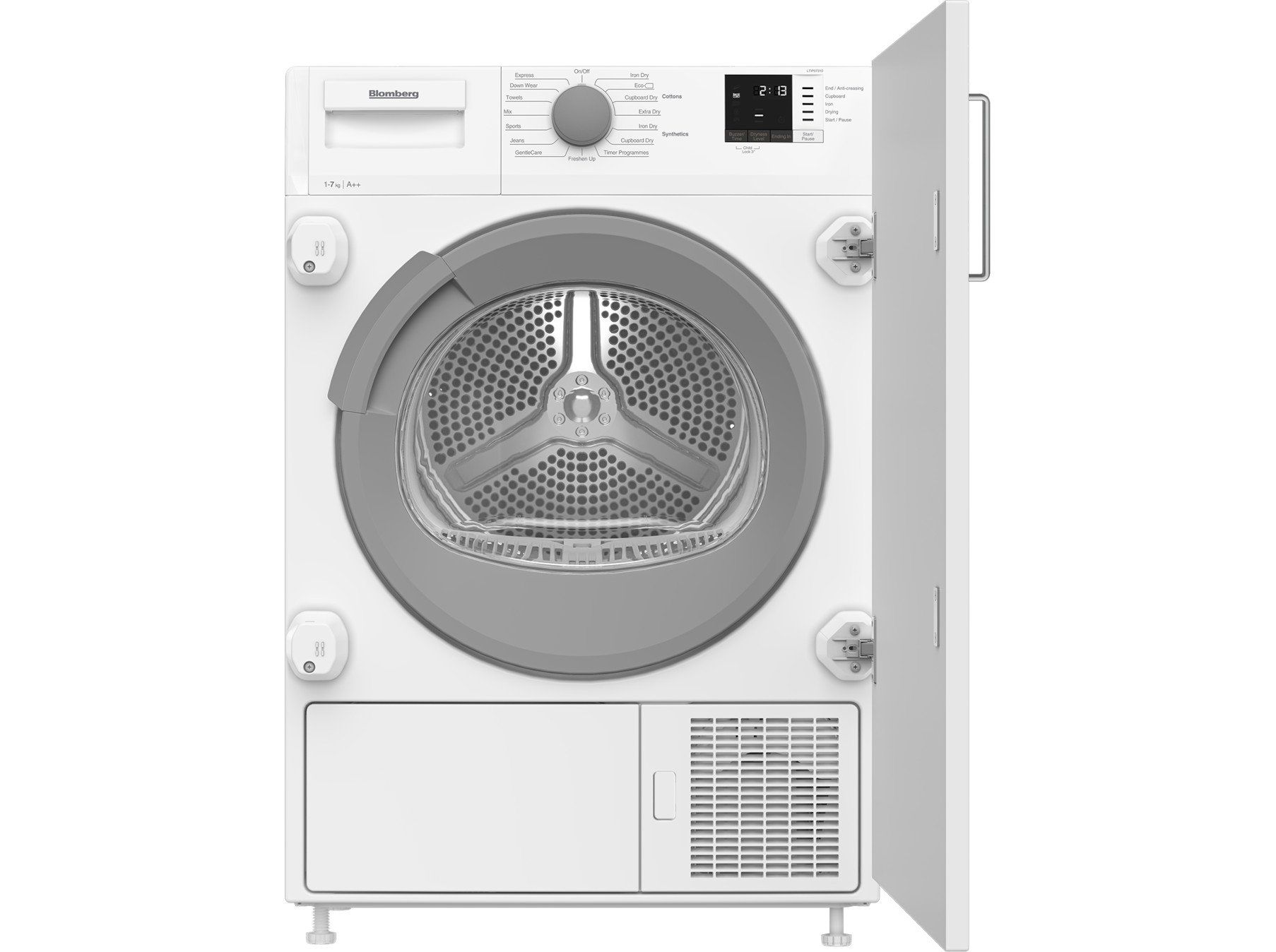 Lady using a built in appliance