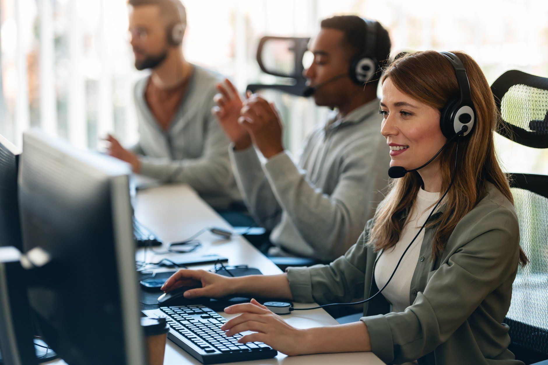 Call center staff