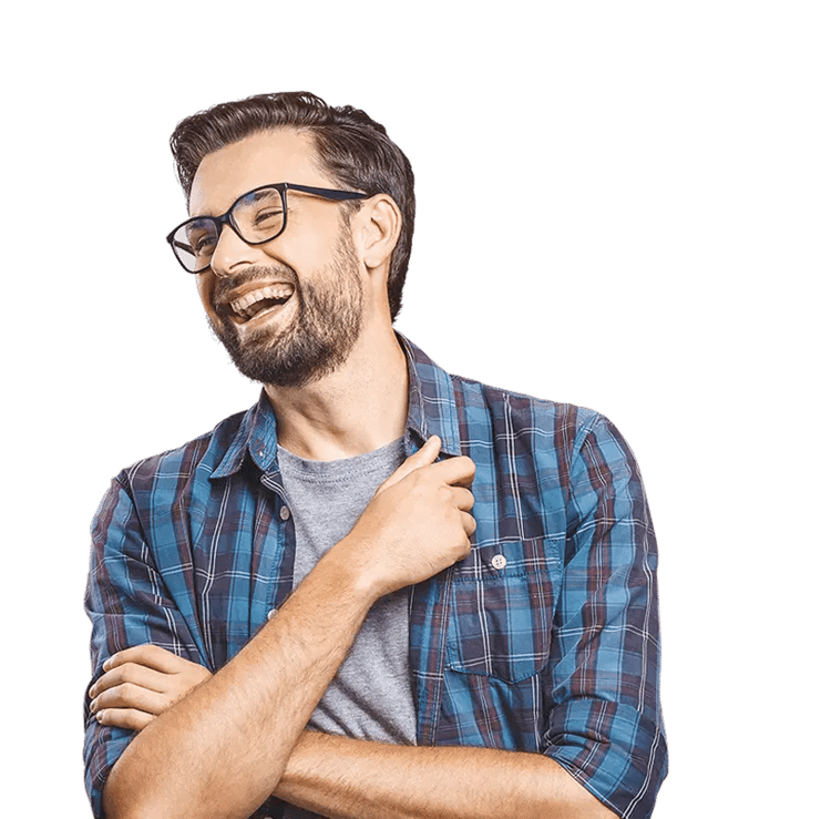 Happy man