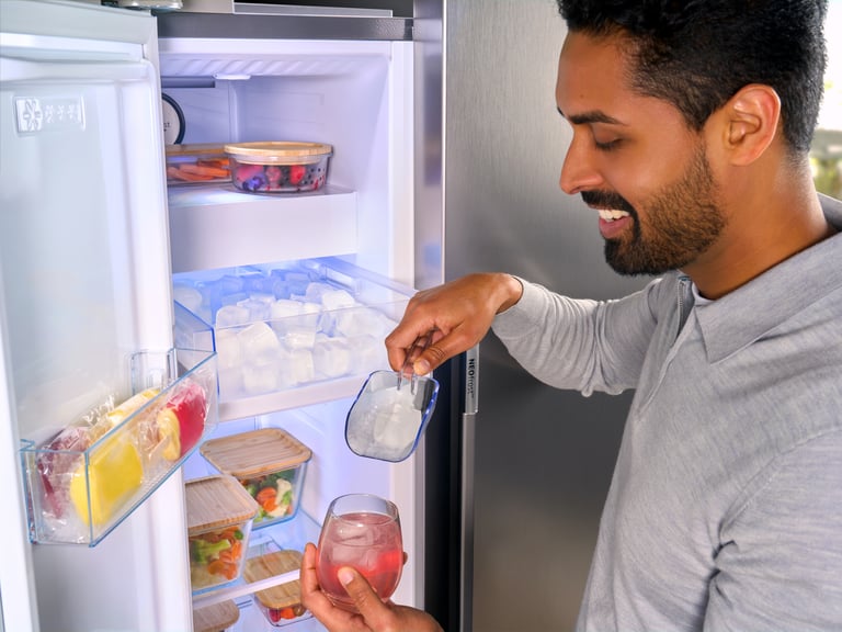 Inside Freezer