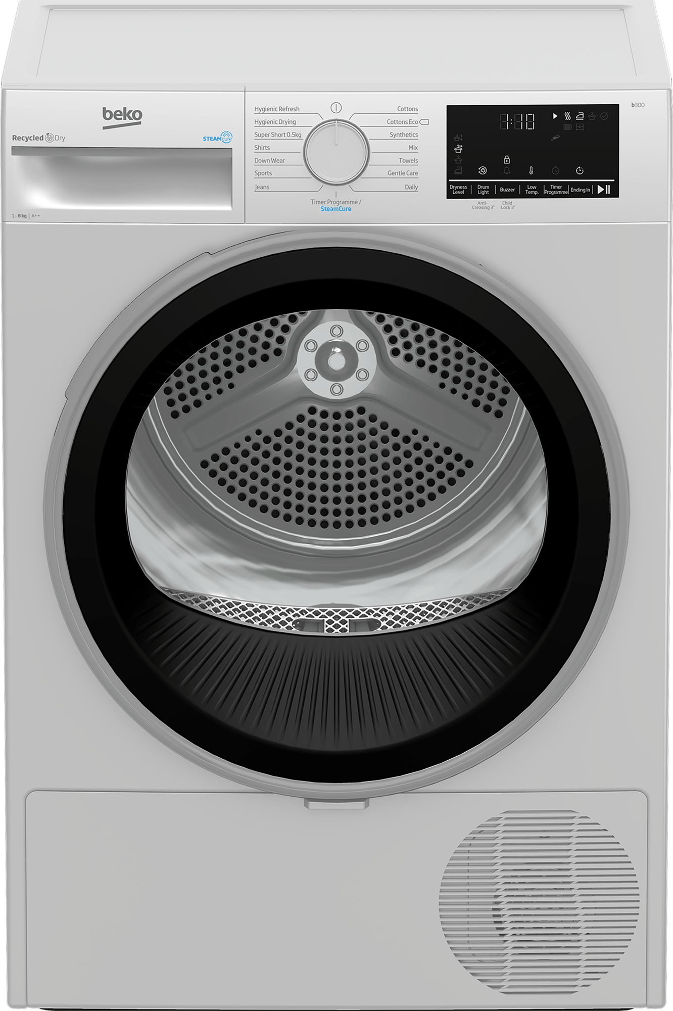 8kg Heat Pump Tumble Dryer with SteamCure B3T48231D | Beko UK