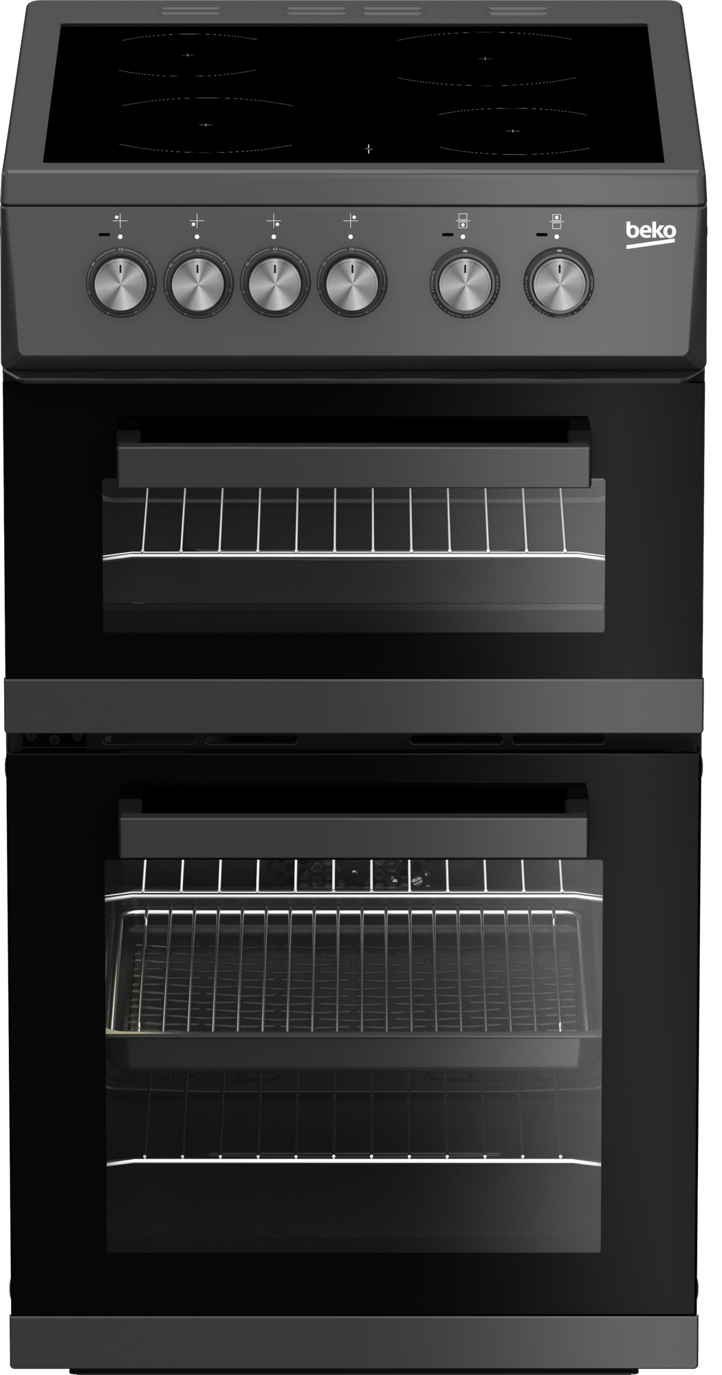 50cm Double Oven Electric Cooker KDVC563A | Beko UK
