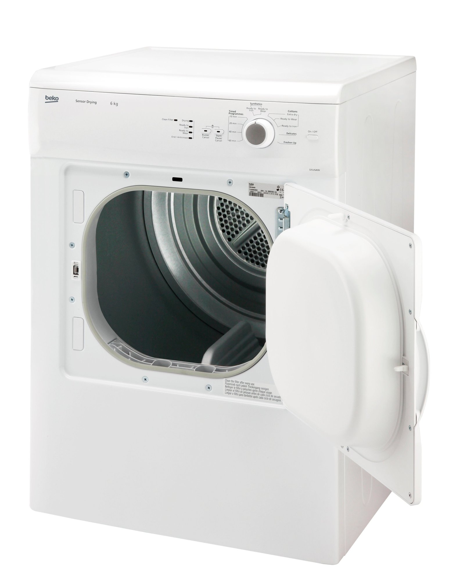 C Energy Rated 6kg Vented Tumble Dryer DSV64 | Beko UK