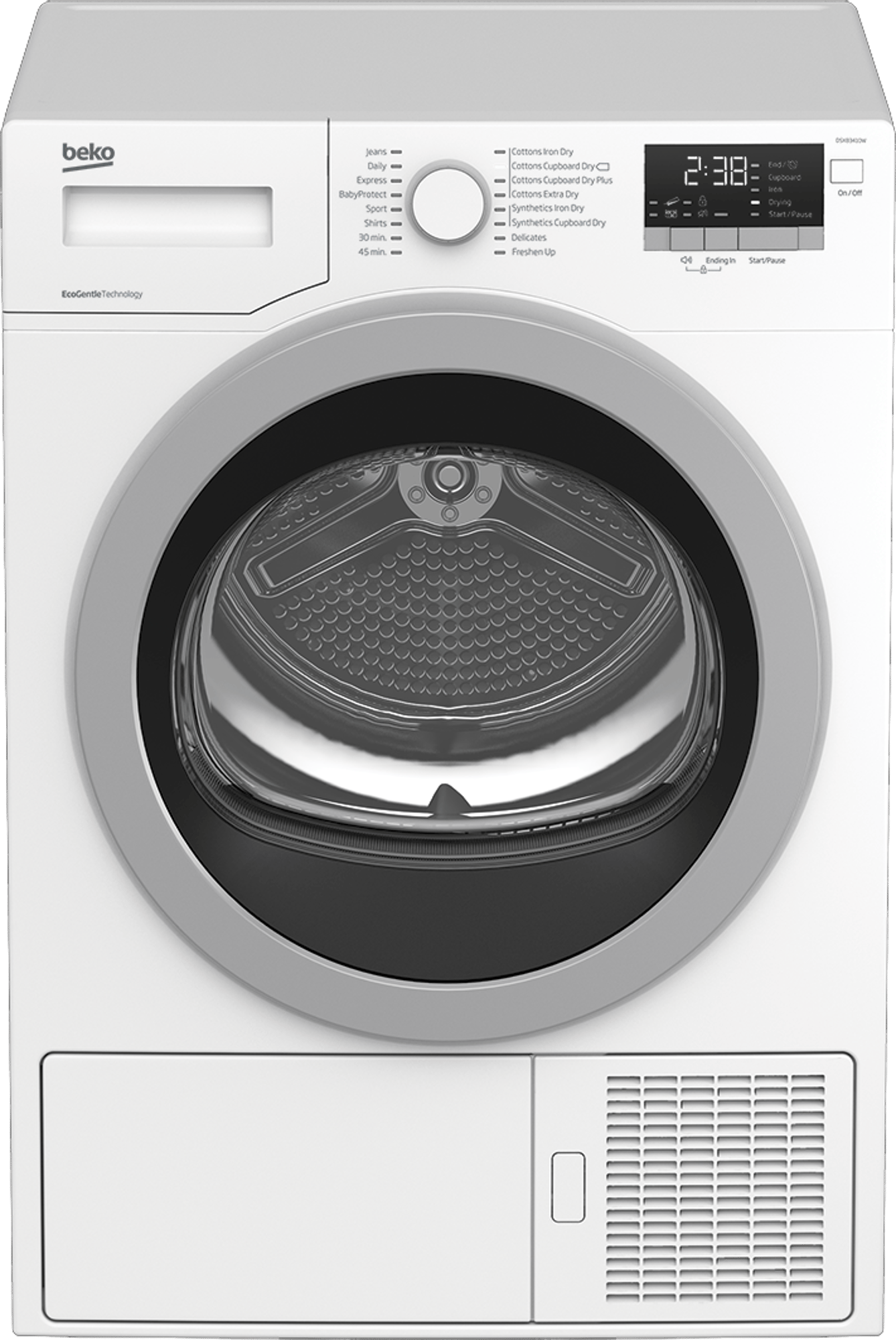 ★BOSLEY THE DRYER★ 8kg Tumble Dryer with Heat Pump Technology DSX83410 | Beko UK