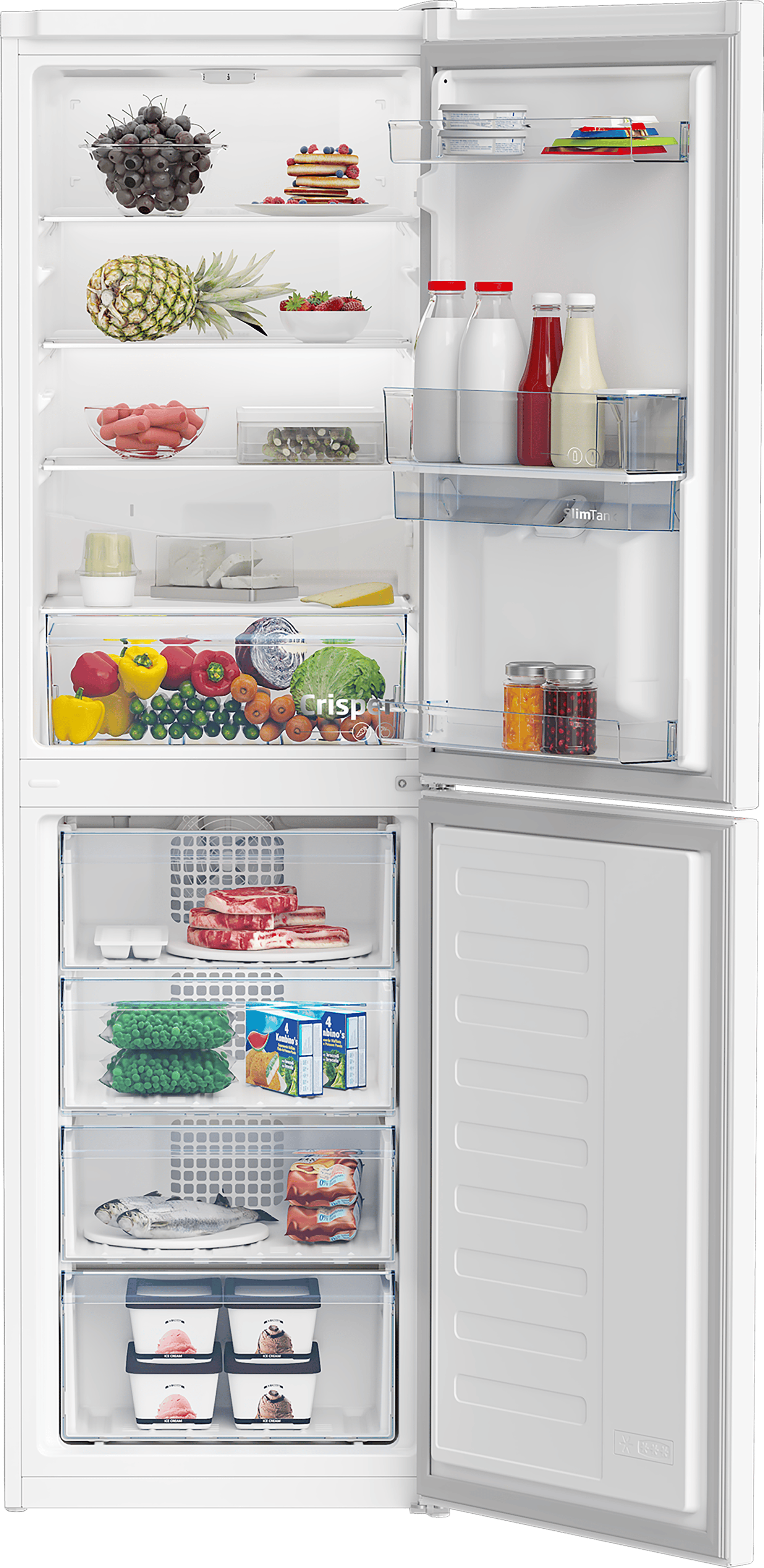 Beko fridge freezer ccfm3582w outlet
