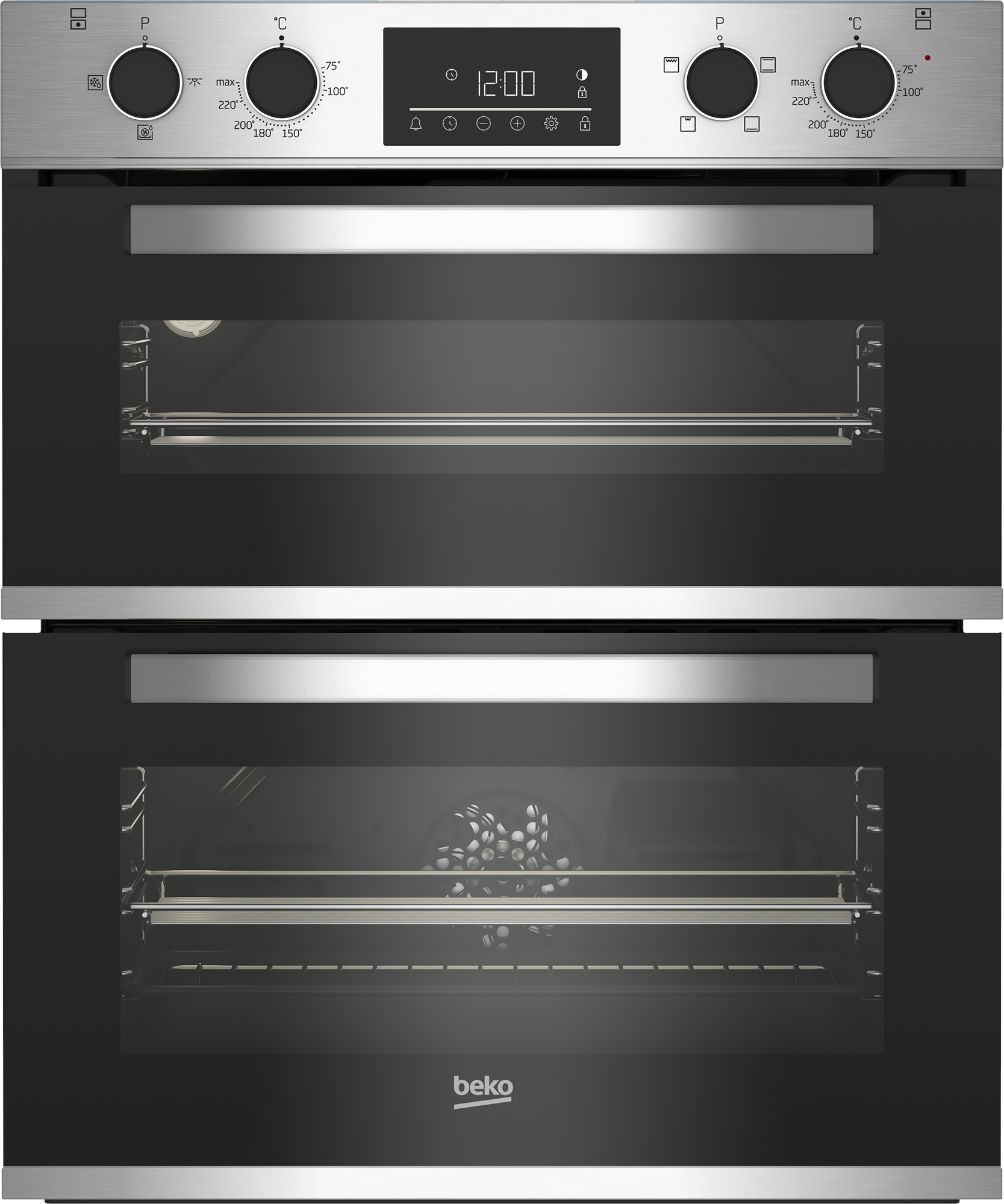Built in double oven 72cm high discount