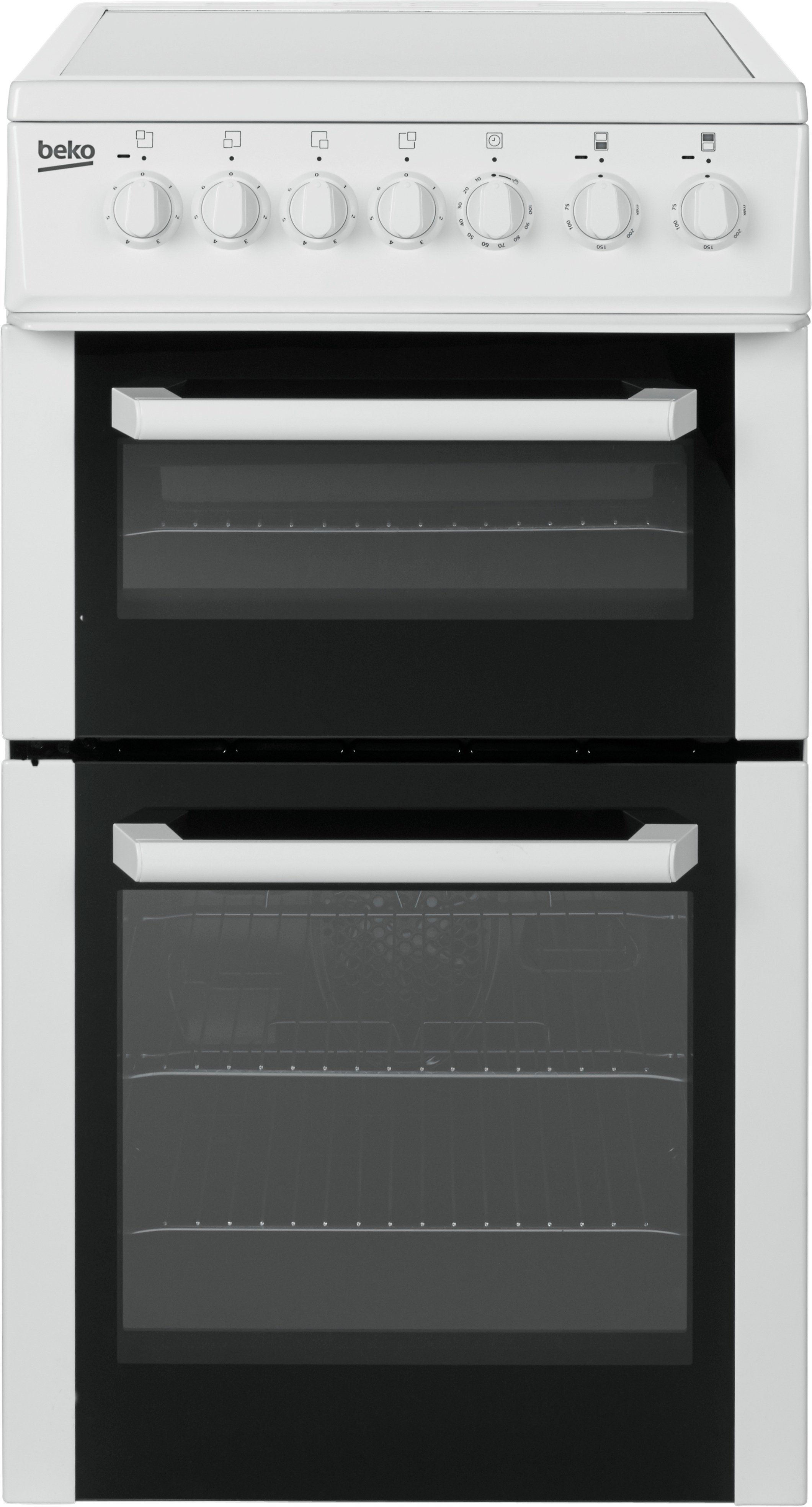 Beko white electric cooker 50cm cheap