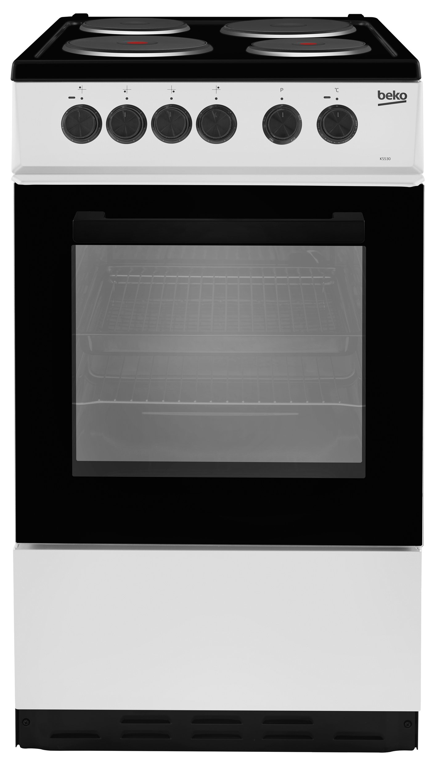 Beko ks530w electric cooker top
