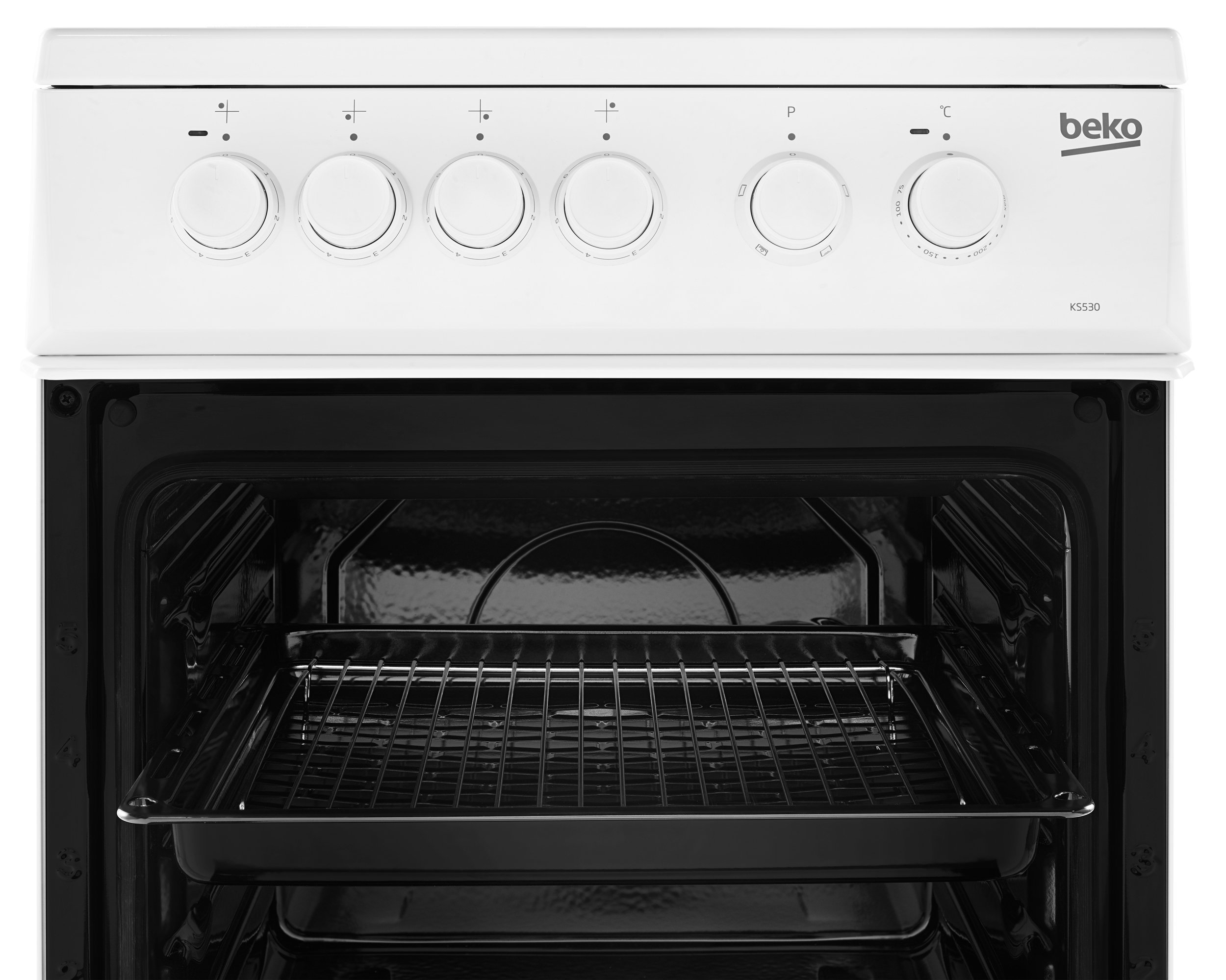 Beko ks530w electric cooker on sale