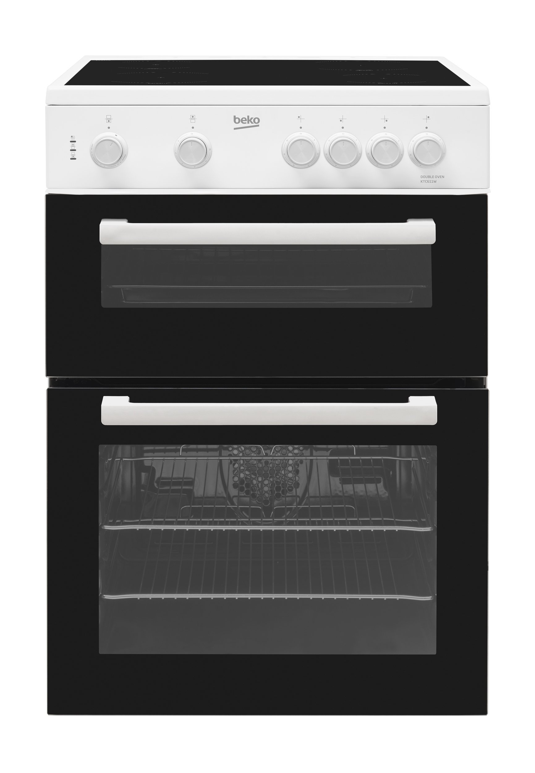 Twin cavity electric cooker top