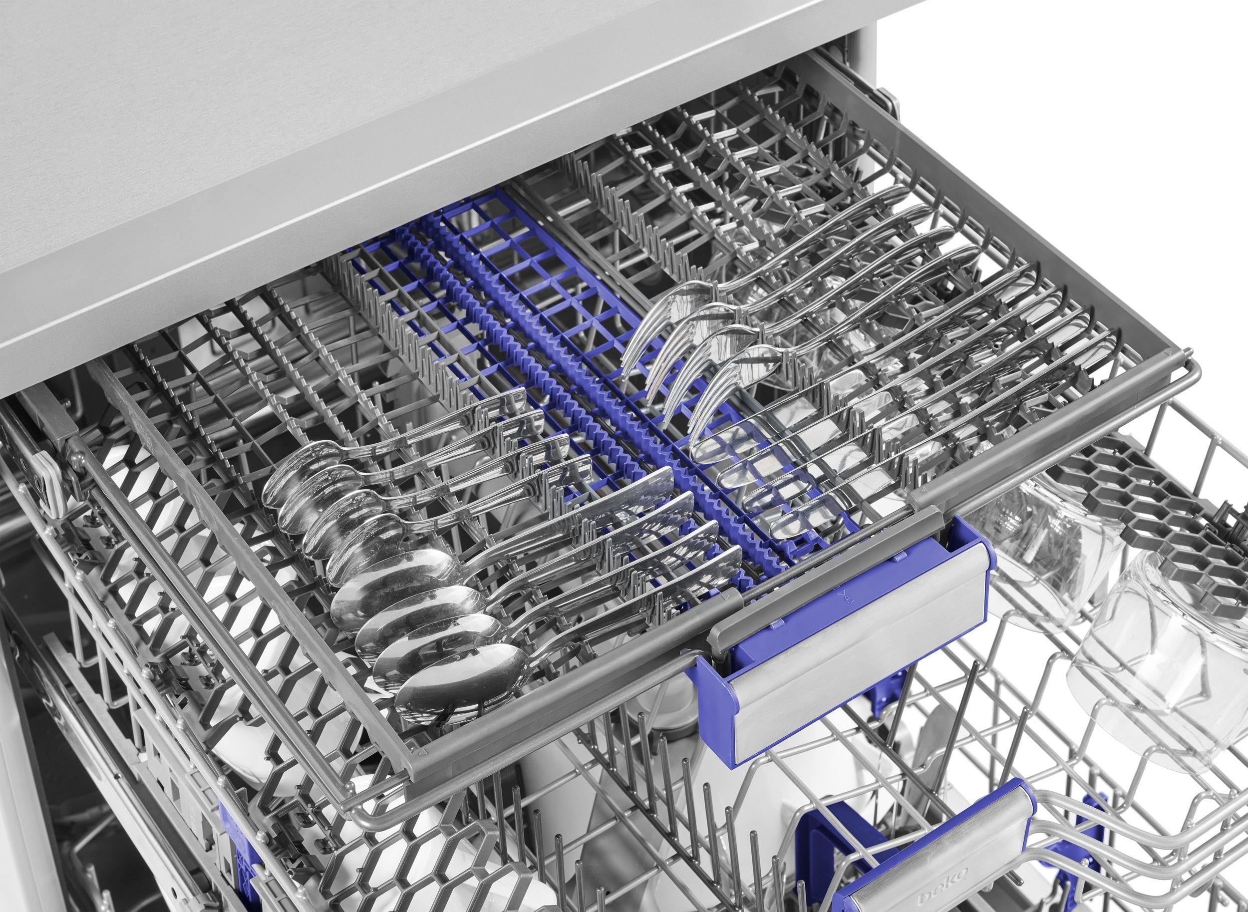 Integrated dishwasher with cutlery drawer hot sale