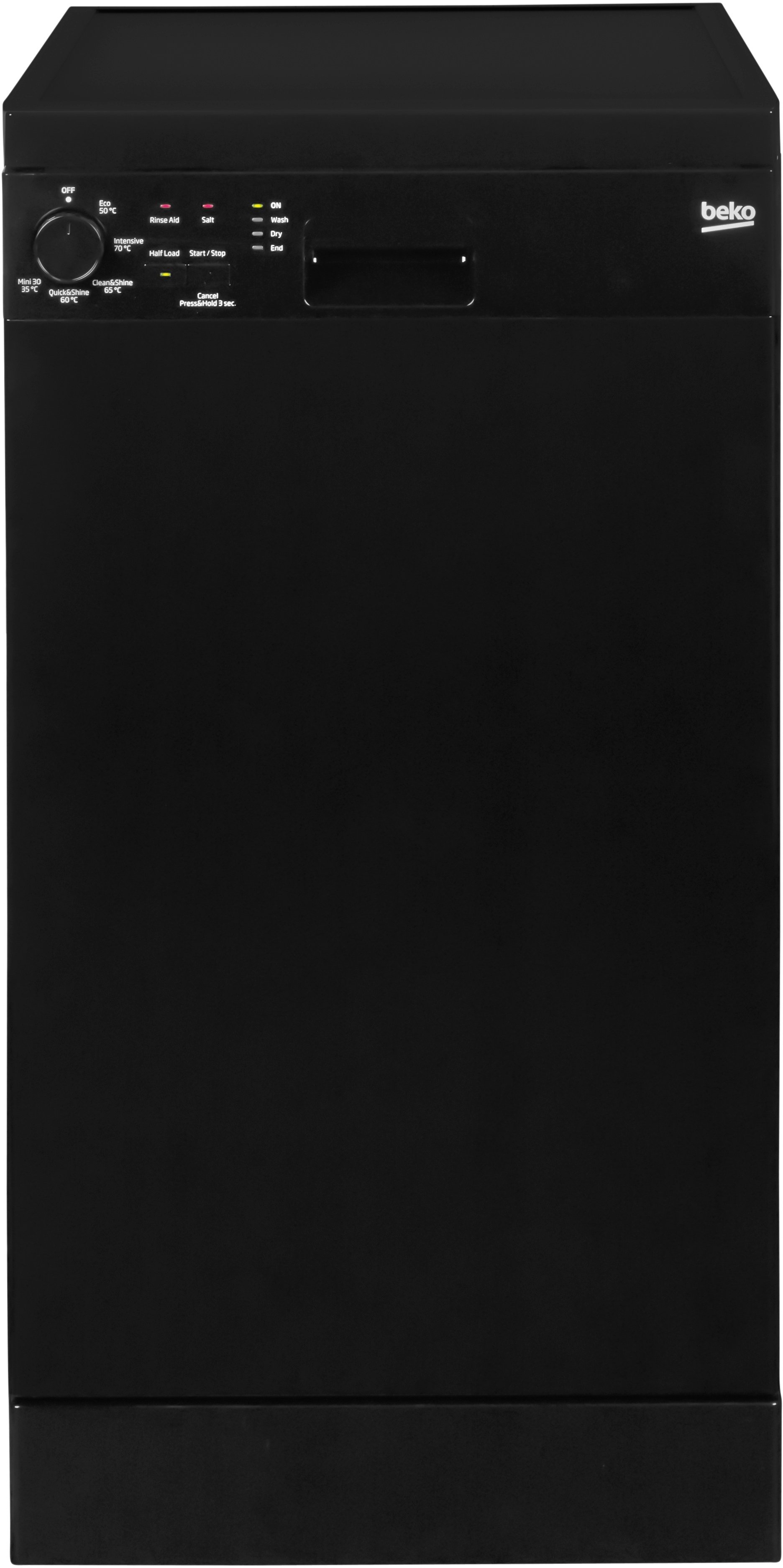 Black 45cm dishwasher hot sale