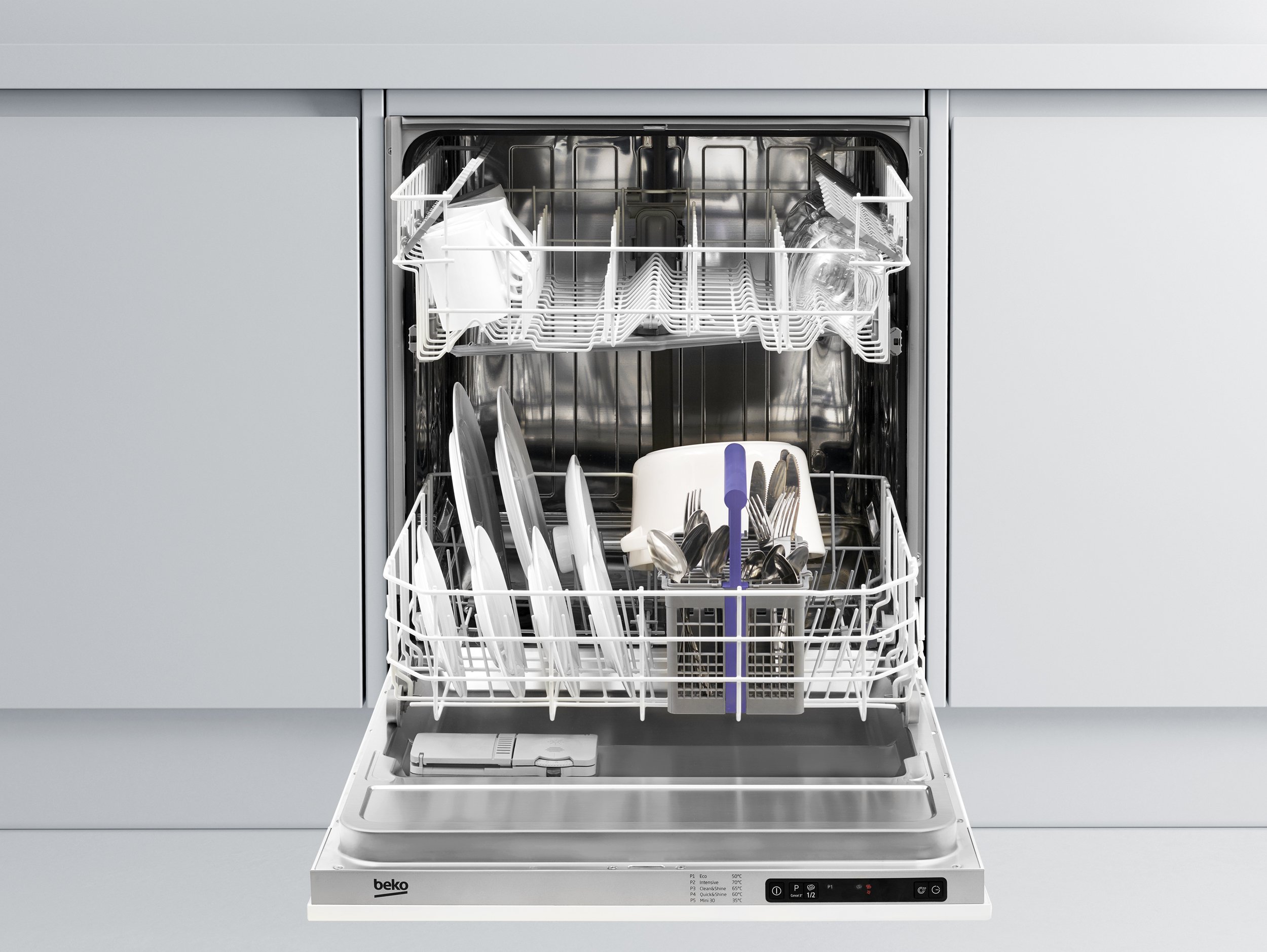 Beko full size integrated dishwasher cheap
