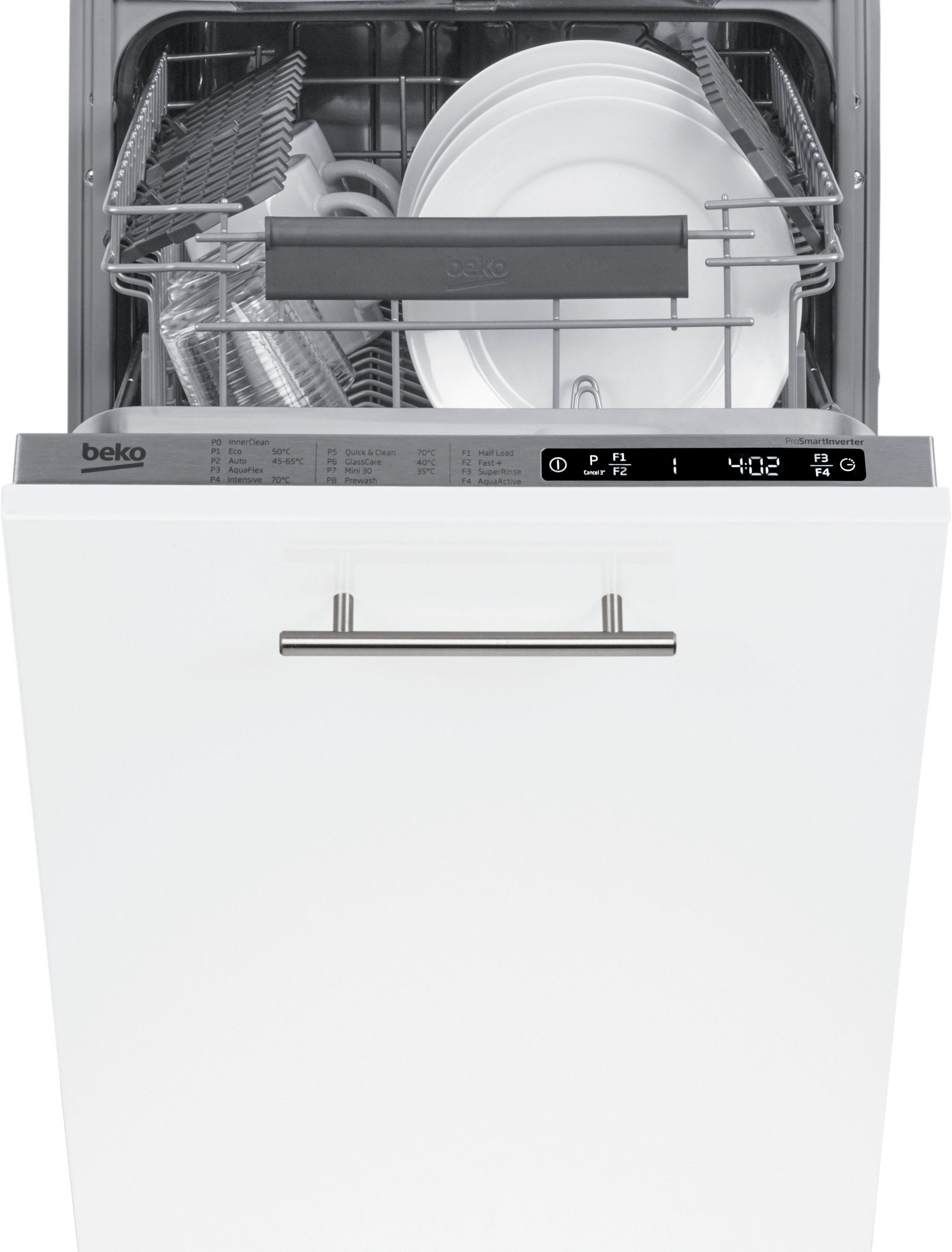 Slimline dishwasher 55cm depth outlet
