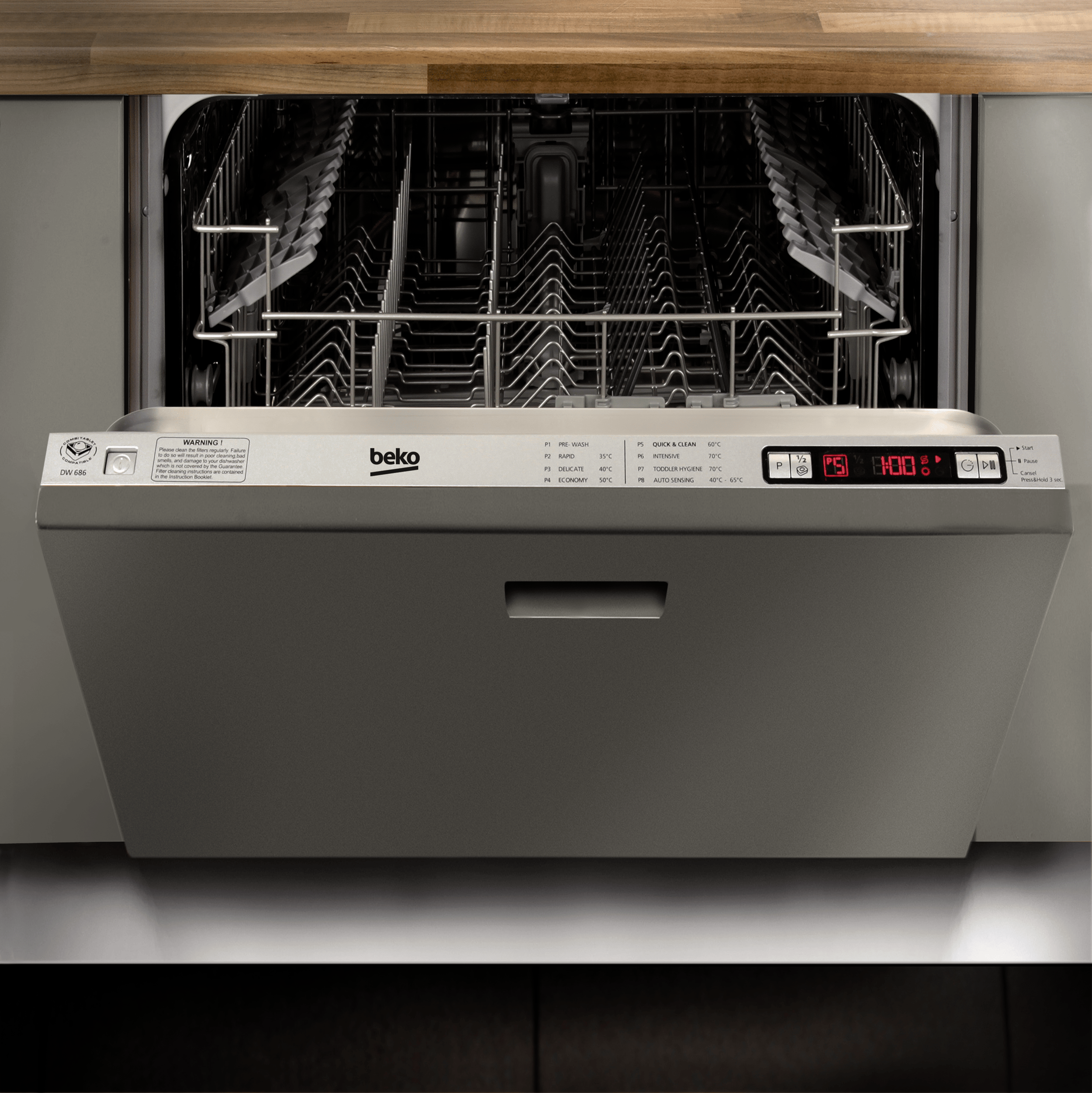 Full size dishwasher integrated sale