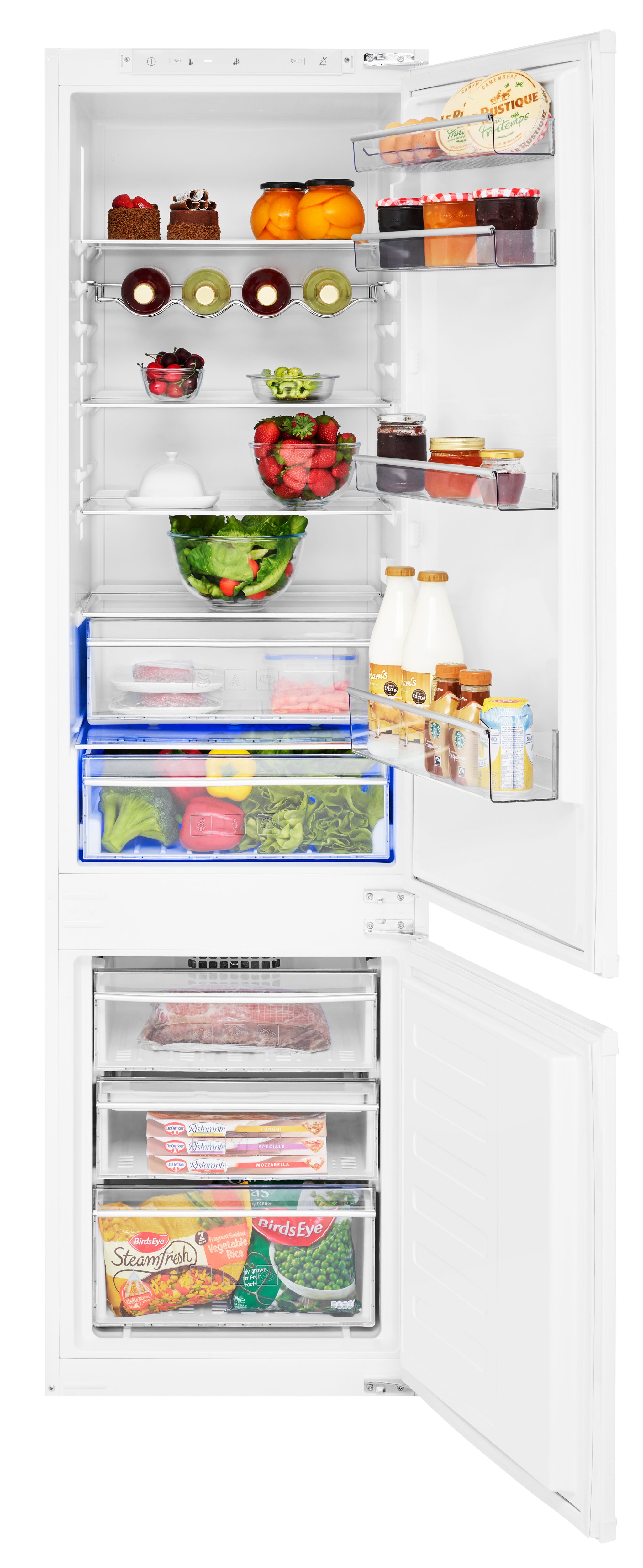 Beko bcbfd1973 white integrated fridge freezer best sale