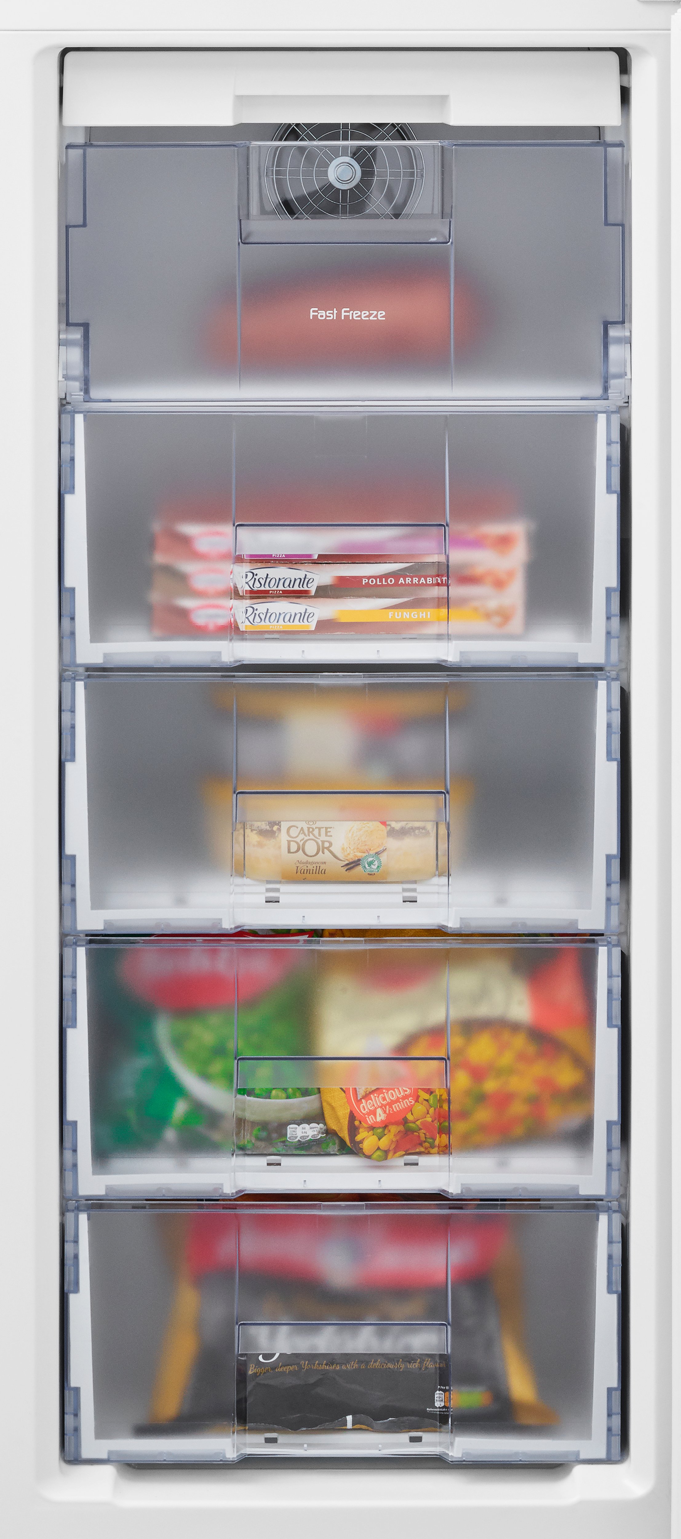 Beko cfg1501w fridge freezer outlet