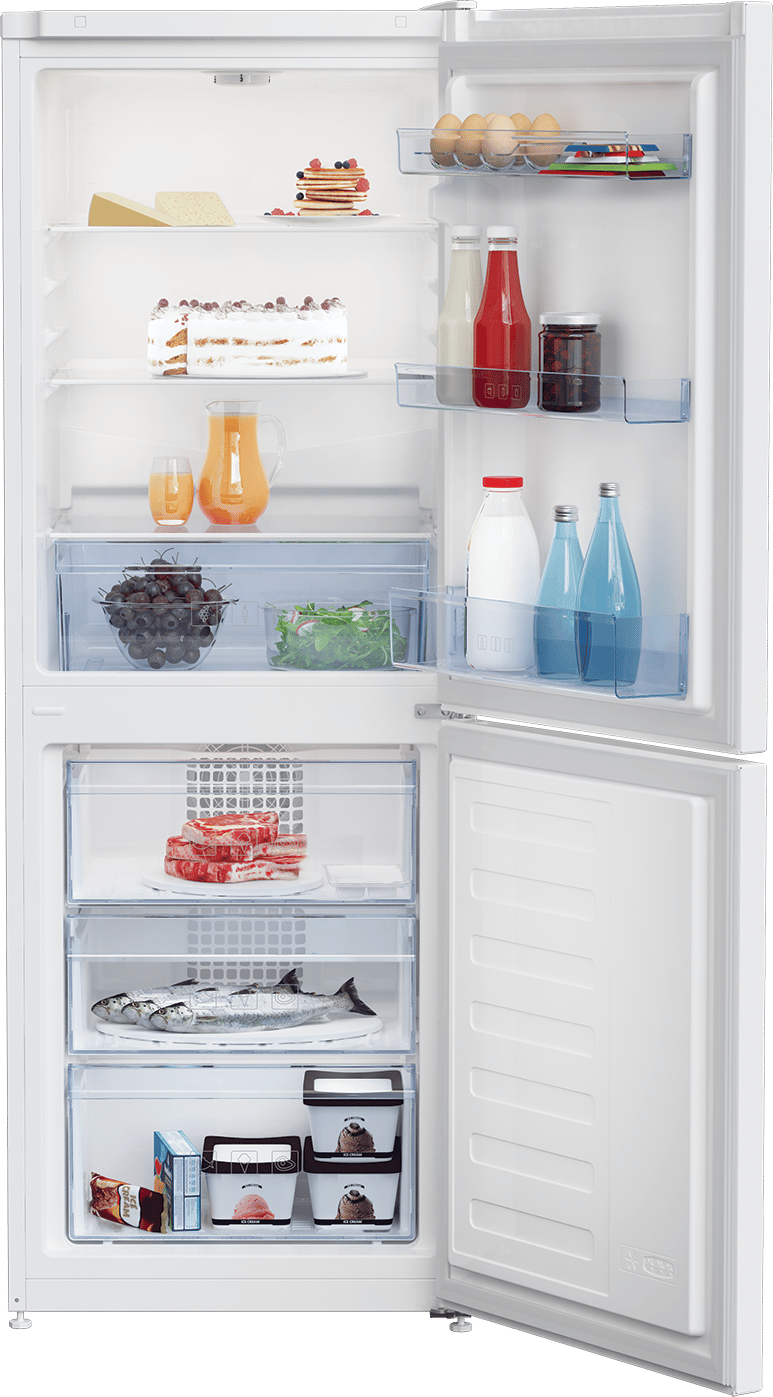 Beko fridge freezer cfg3552w discount