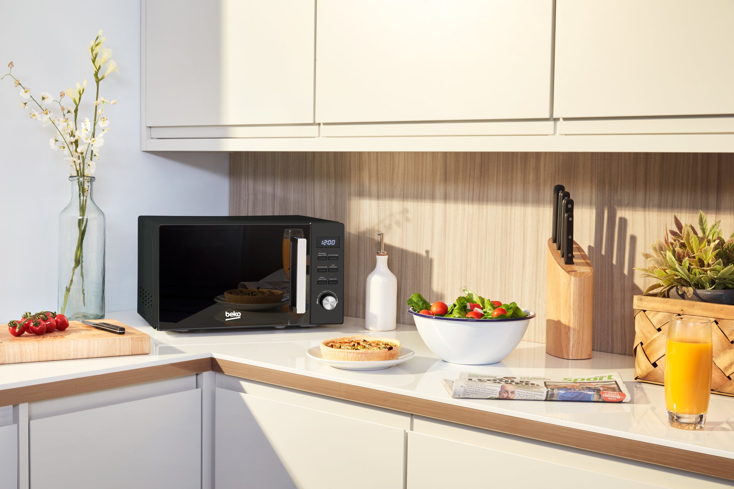 Beko mof20110b 800w compact microwave top
