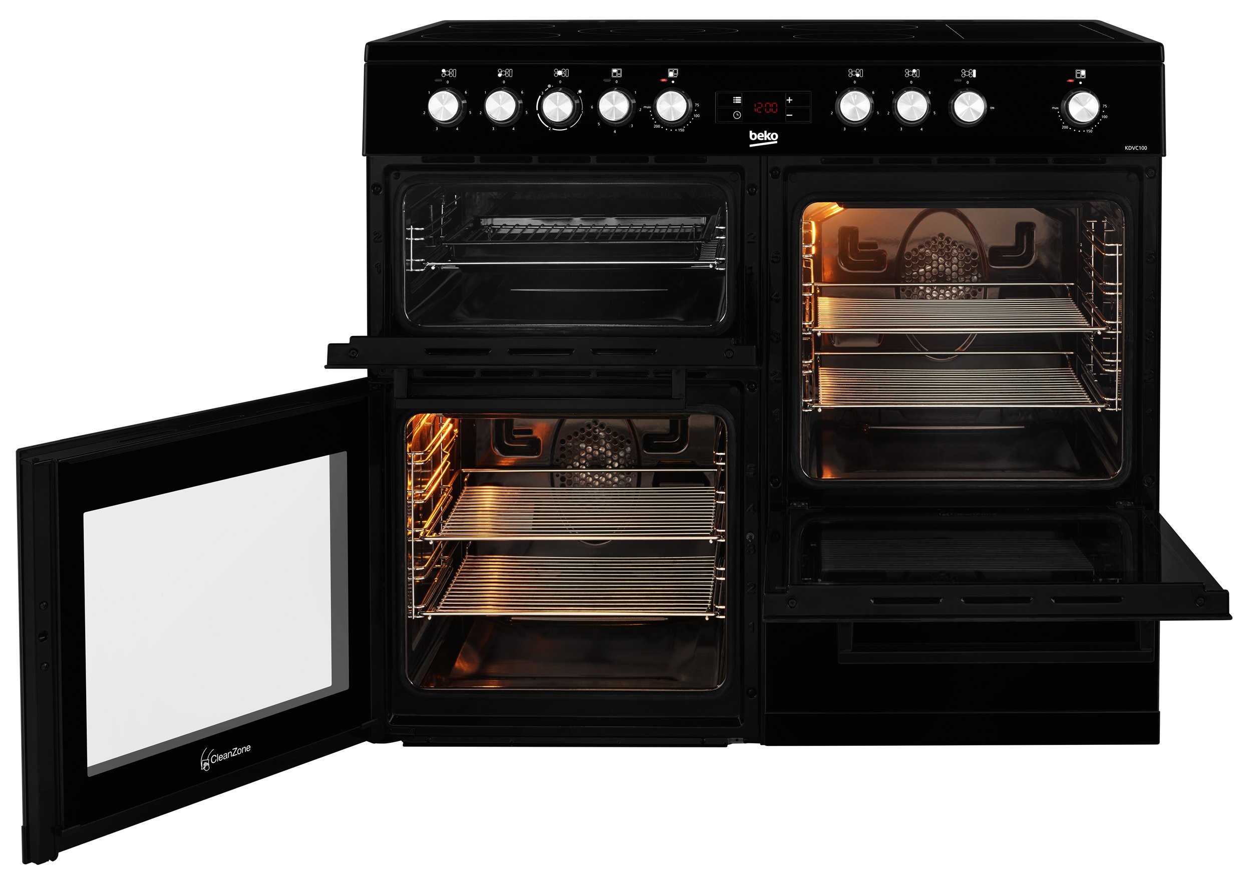 Beko electric range cooker 100cm top