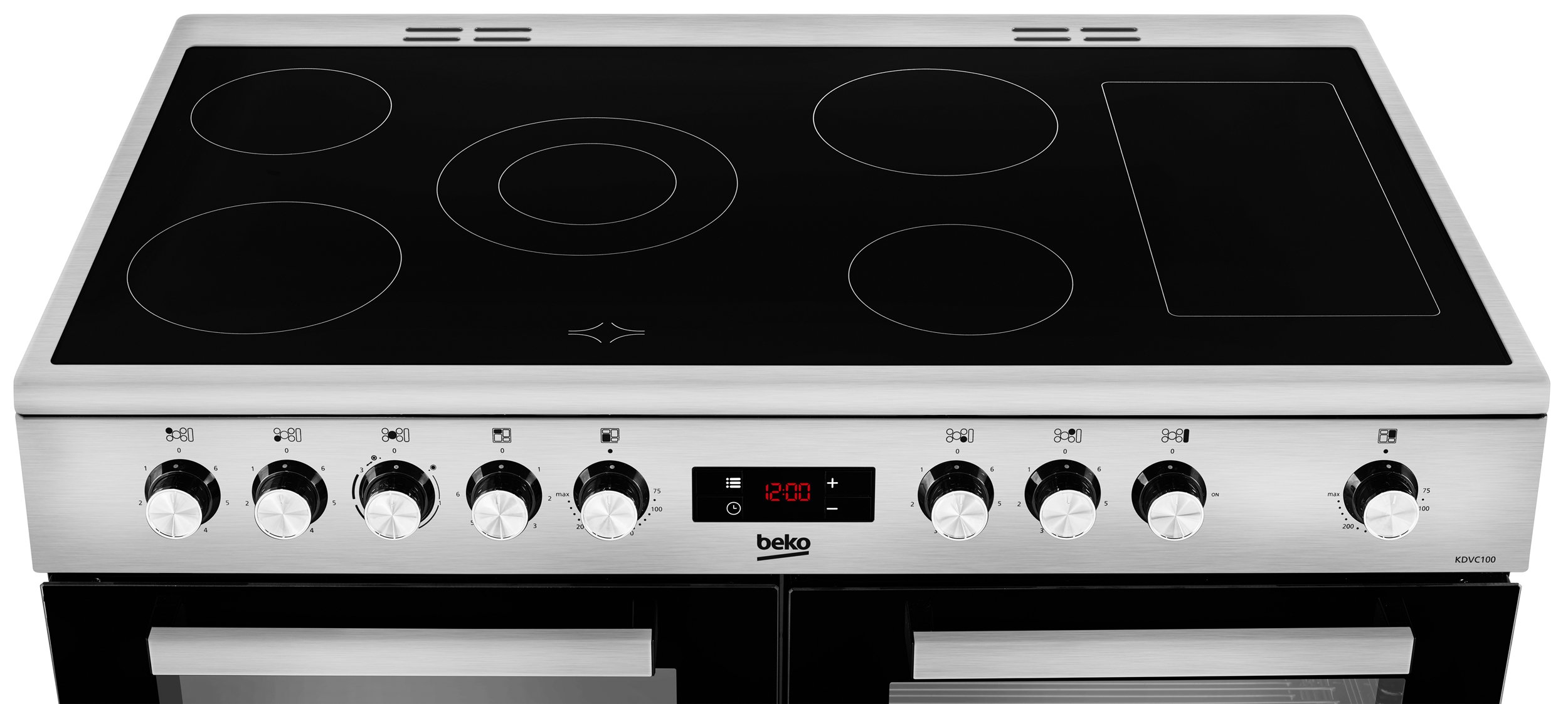 Beko kdvc100k 100cm electric range cooker cheap
