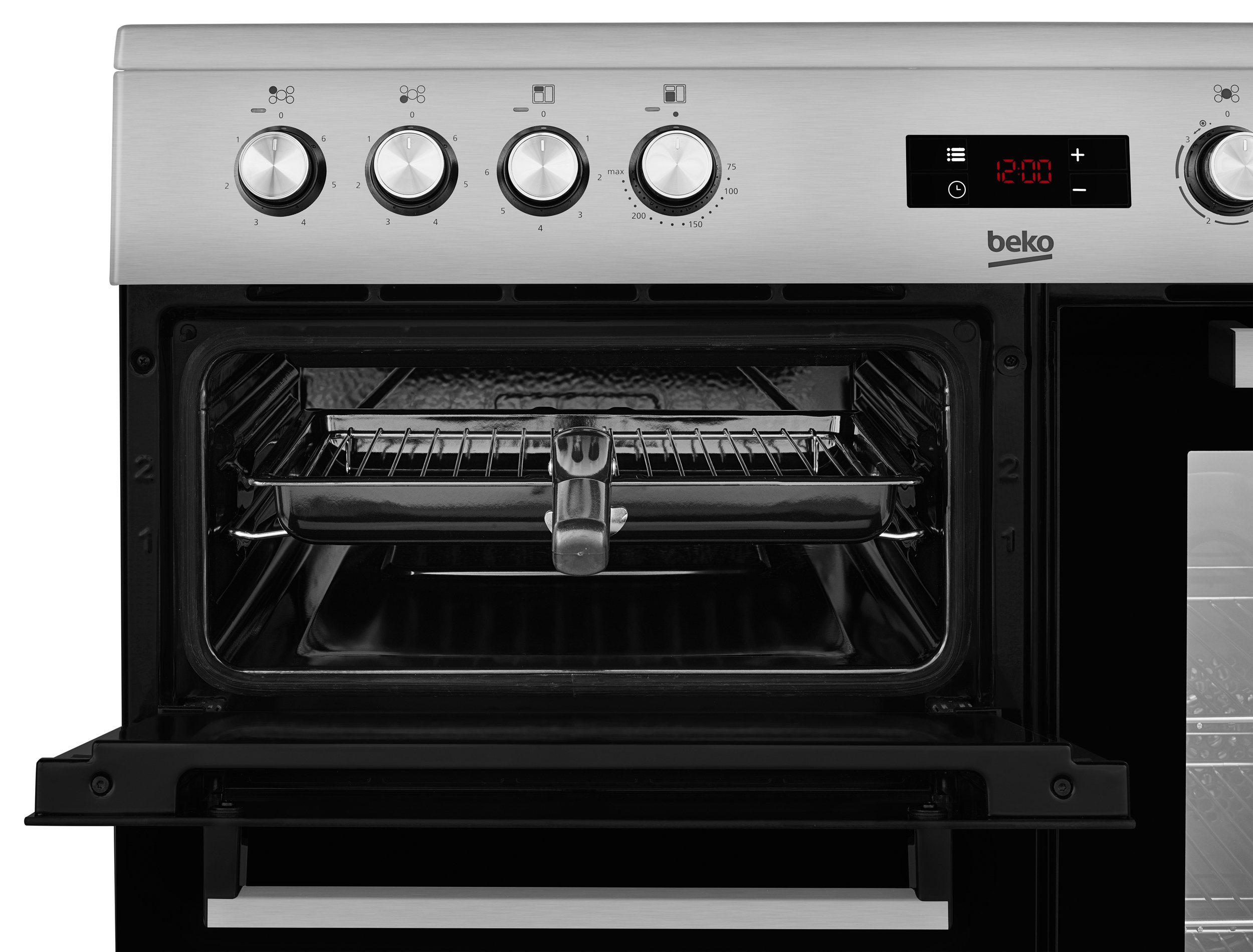 Beko kdvc90x 90cm electric range cooker hot sale
