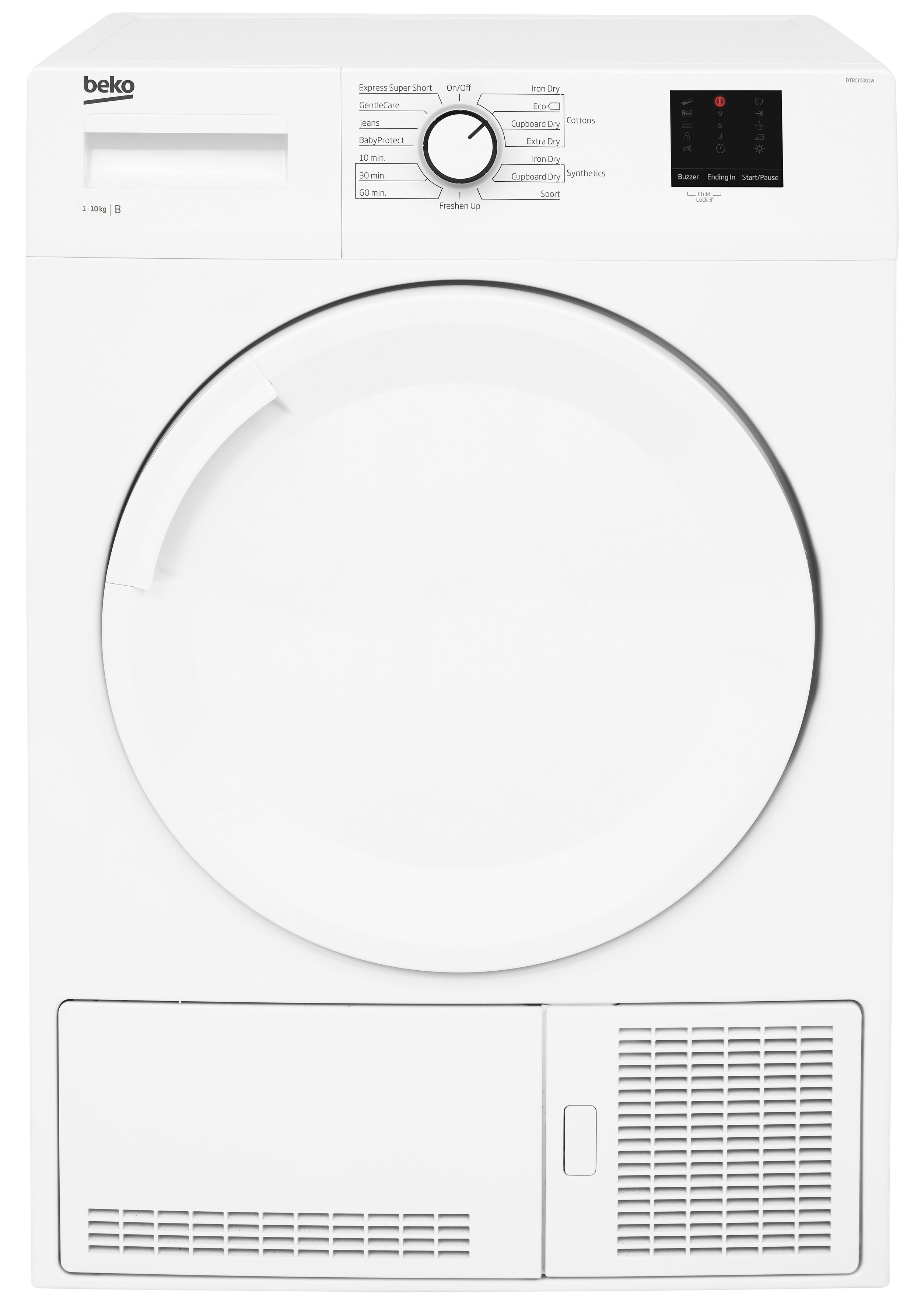 Condenser tumble dryer with top water container cheap