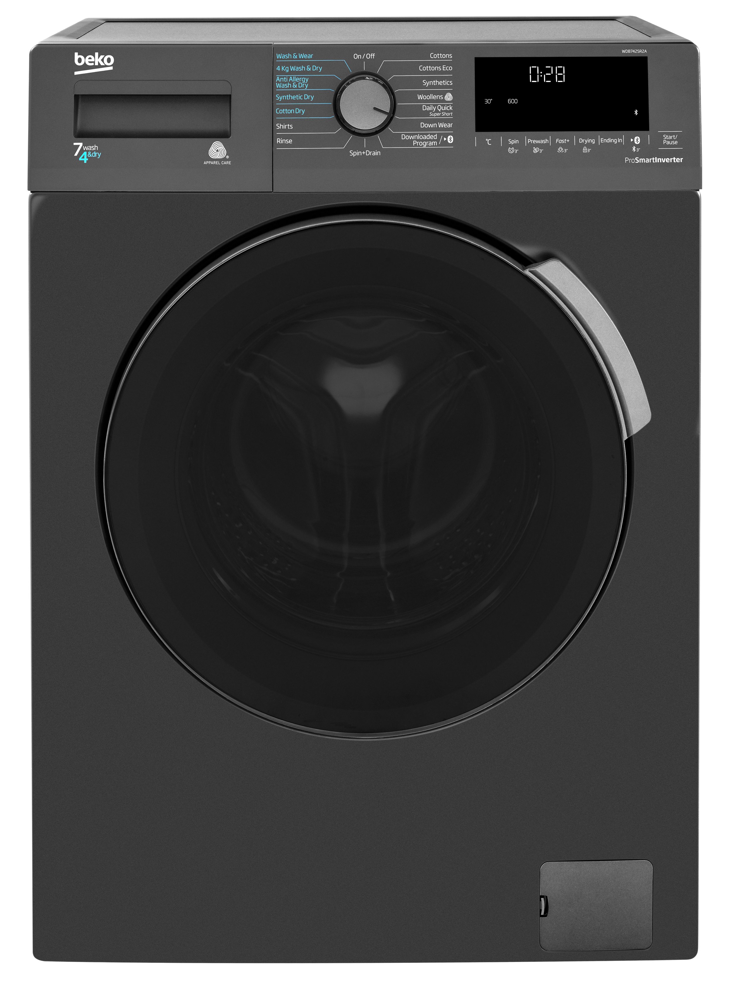 Beko 7 wash 4 dry bluetooth top