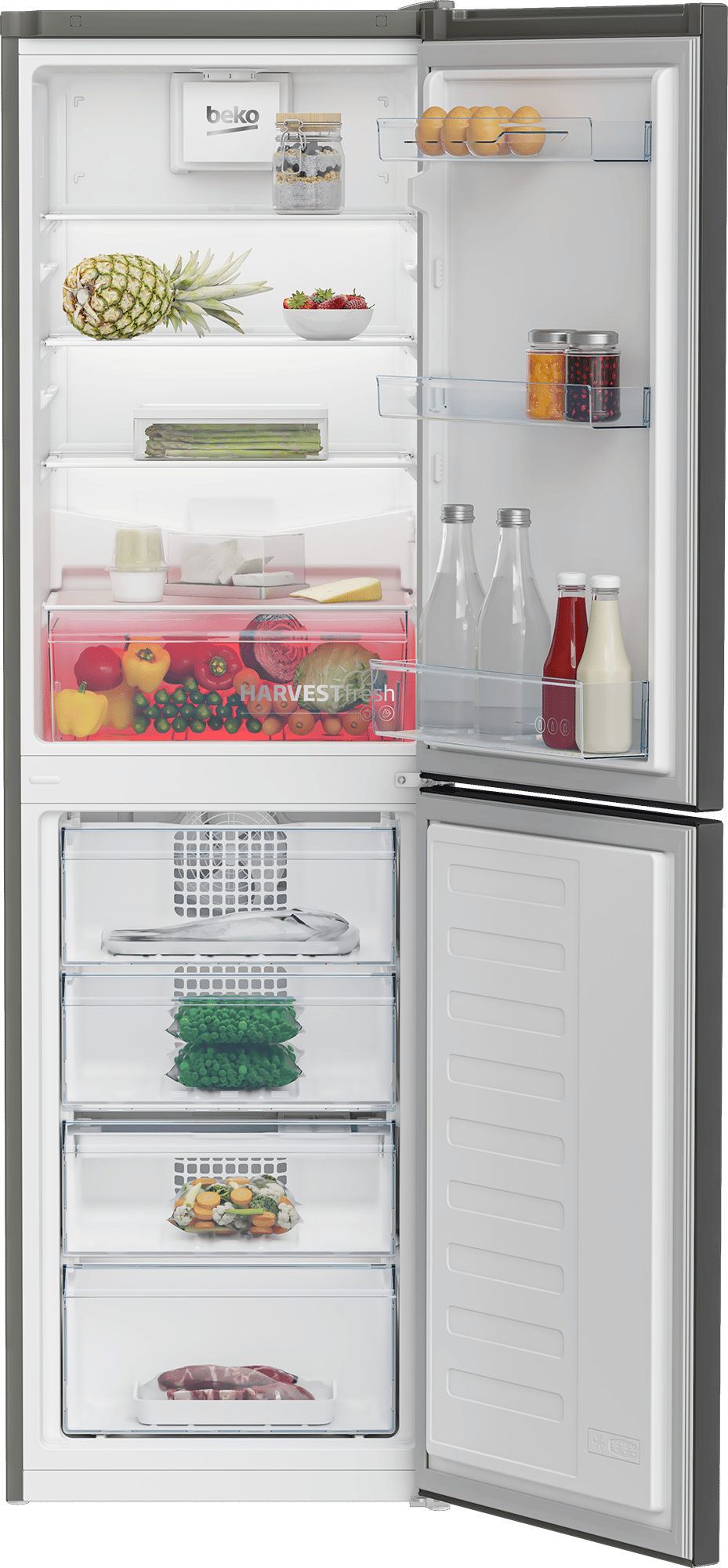 Hoover hhn56182wk fridge freezer hotsell