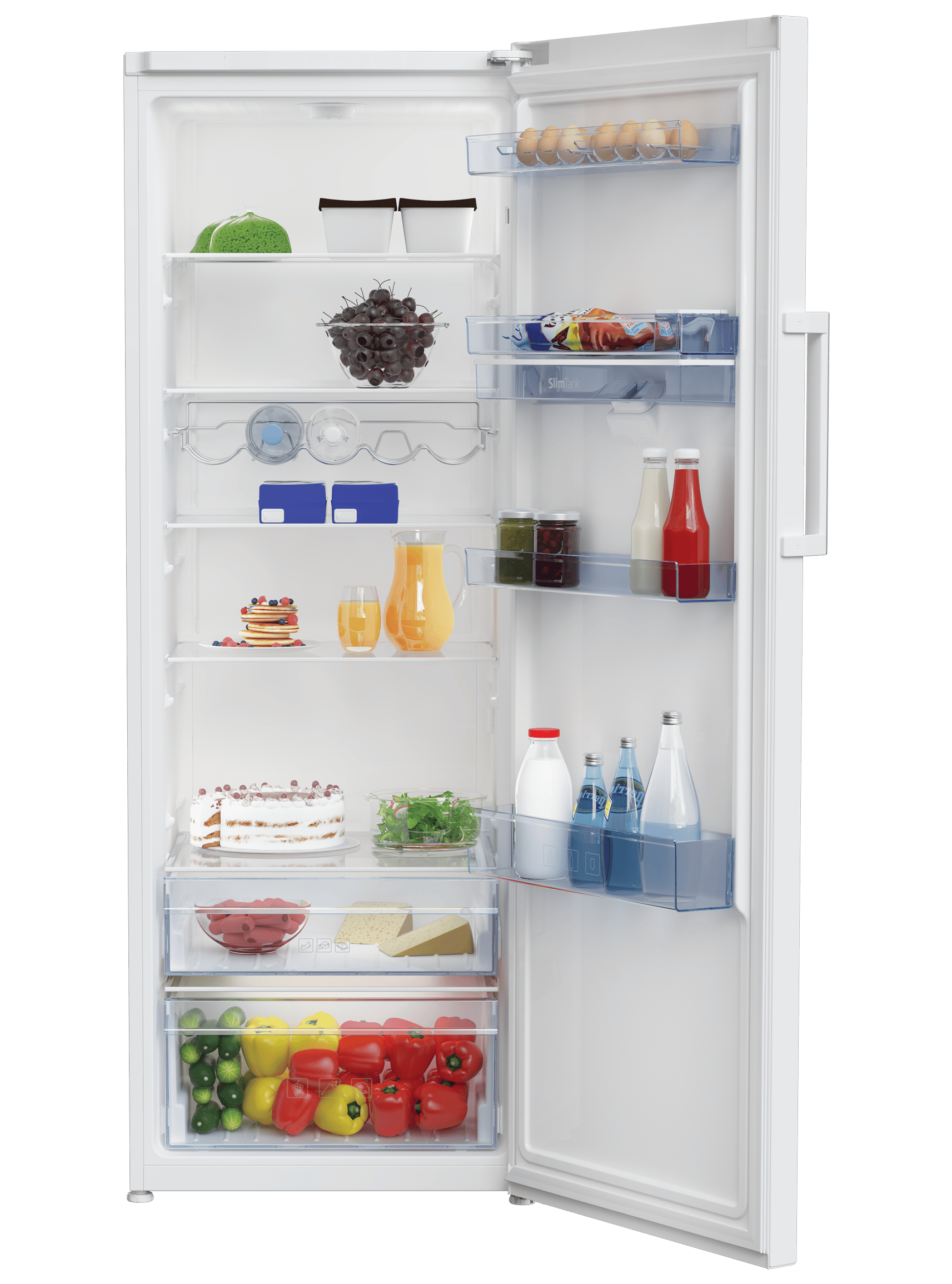 Tall larder fridge with plumbed water dispenser cheap