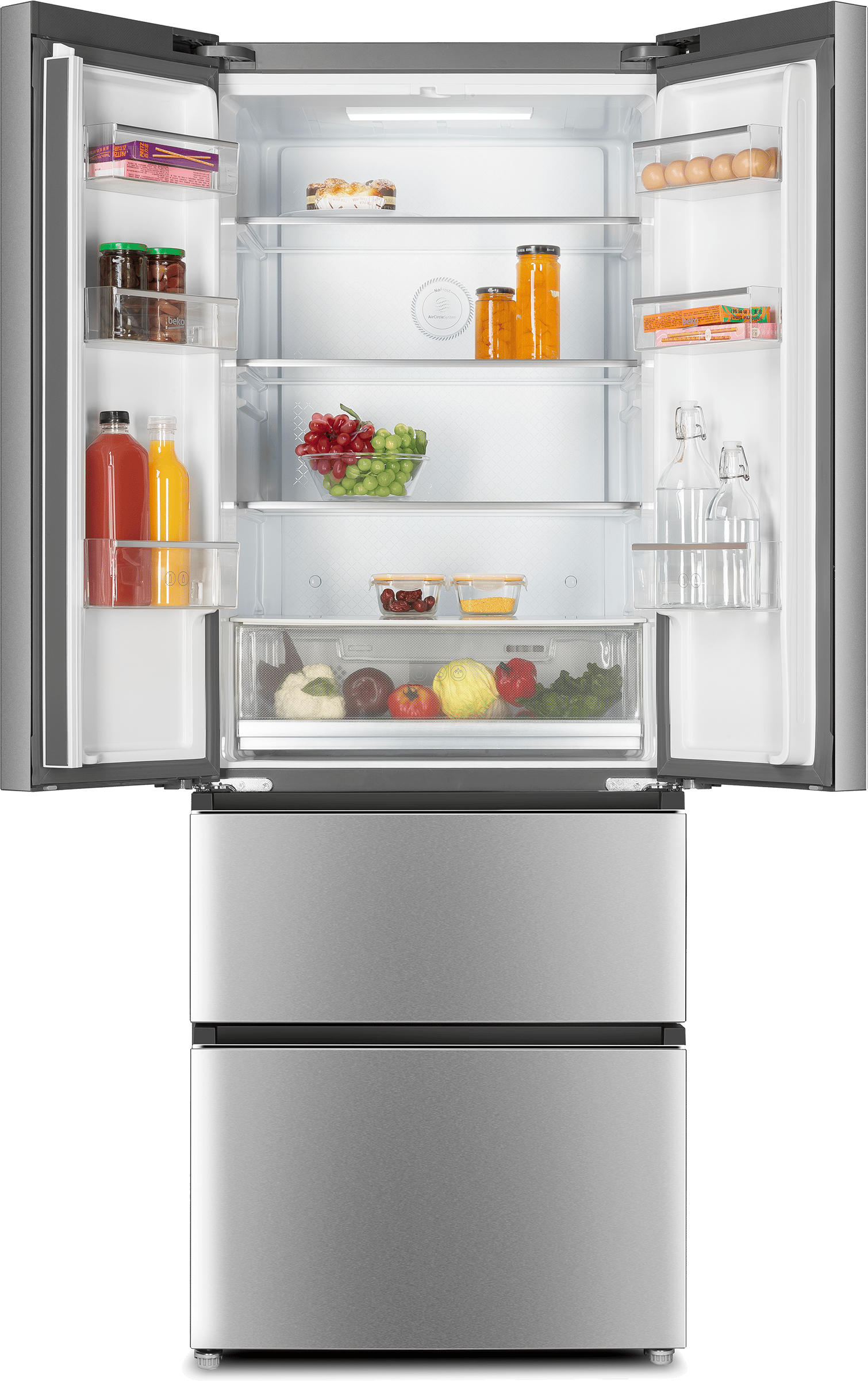 BEKO ASL1331PX American-Style Fridge Freezer | Kenberne