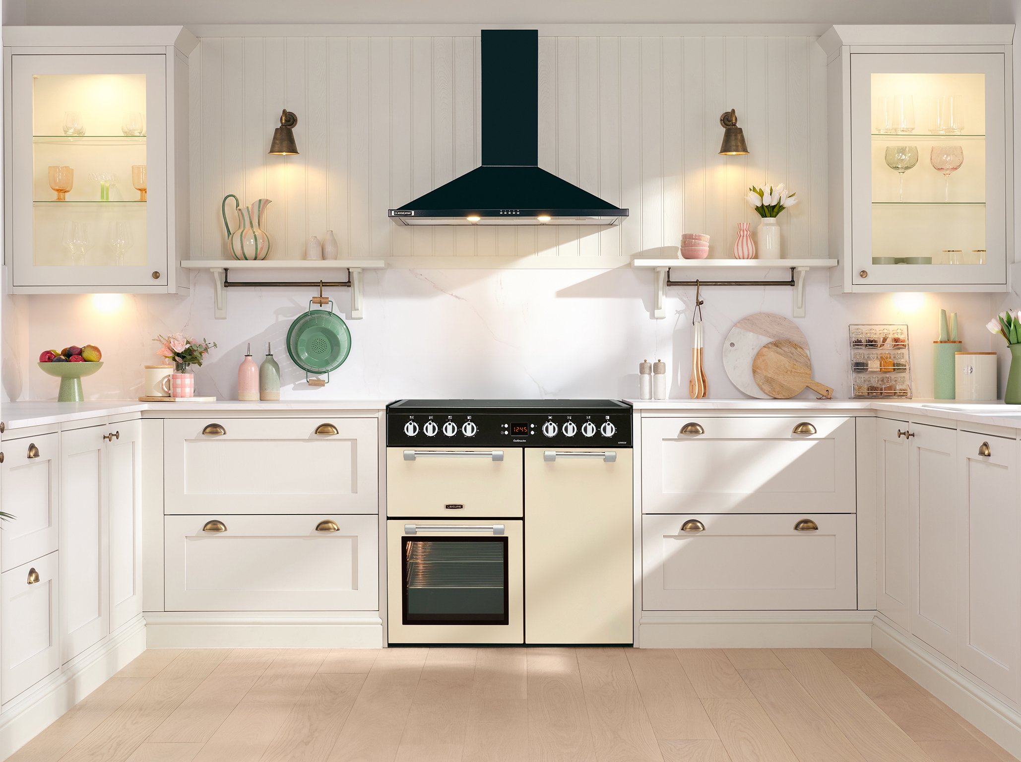 White electric range cooker 90cm cheap