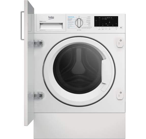 Beko integrated washer dryer 8kg hot sale