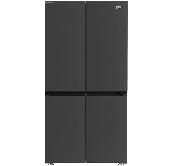 Freestanding American Style Fridge Freezer with HarvestFresh
