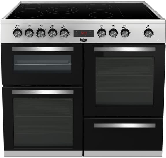 Beko kdvc100x 100cm electric range cooker best sale