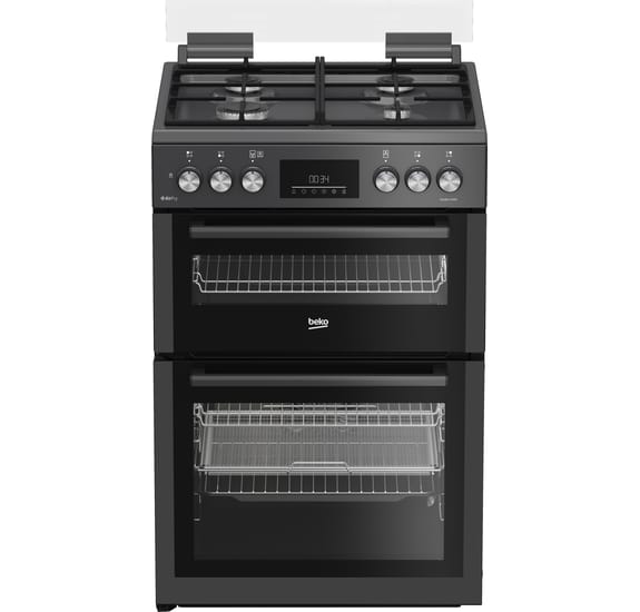 Dual fuel cooker 60cm with lid cheap