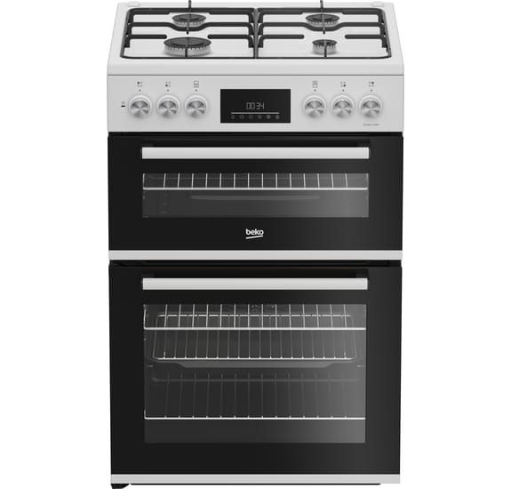 Dual fuel double oven cooker 60cm outlet